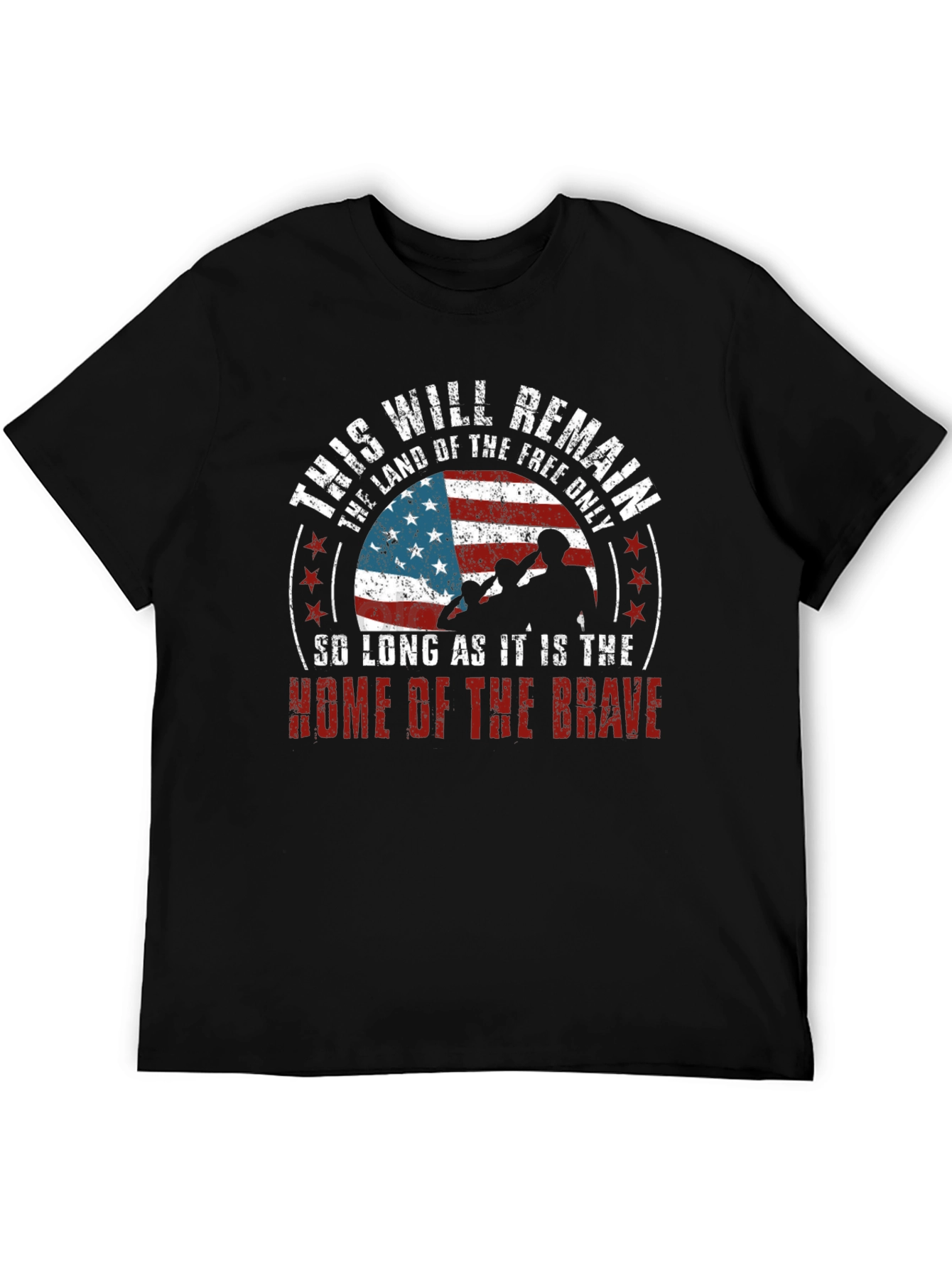 Land of the Free Patriotic Graphic Tee