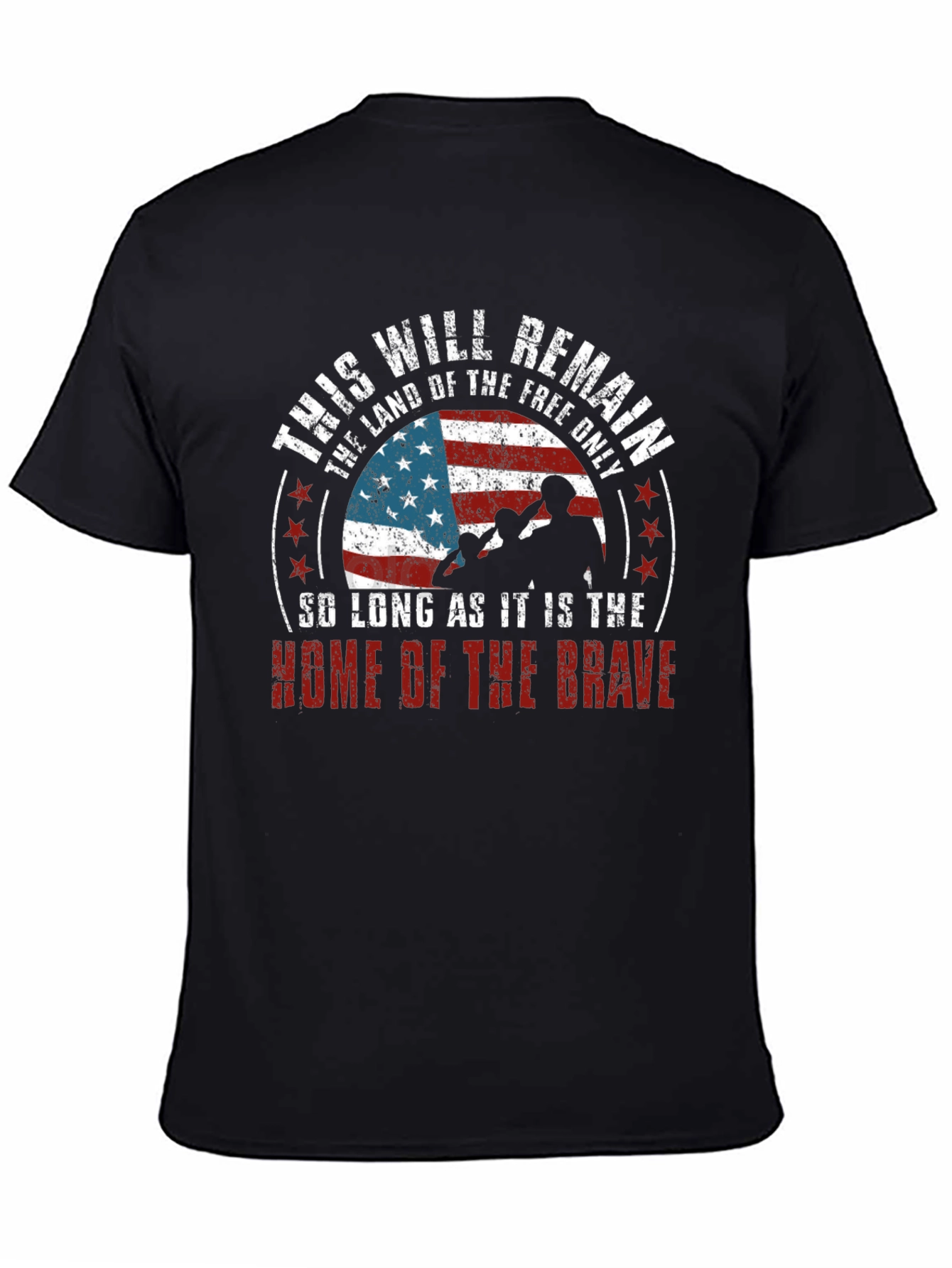 Land of the Free Patriotic Graphic Tee