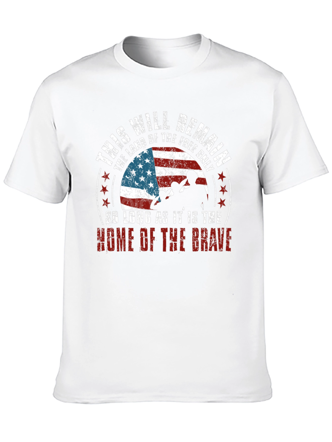Land of the Free Patriotic Graphic Tee
