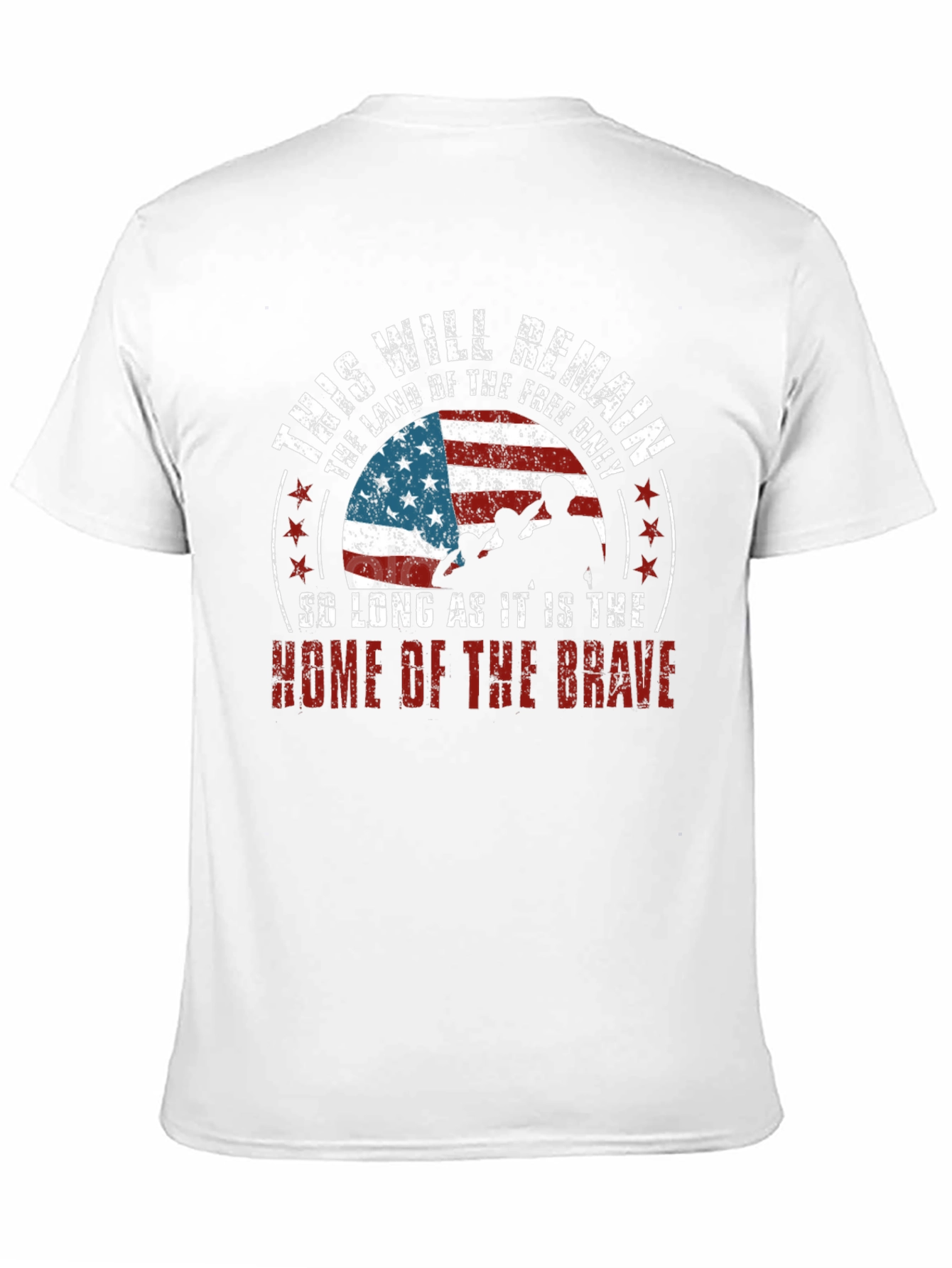 Land of the Free Patriotic Graphic Tee