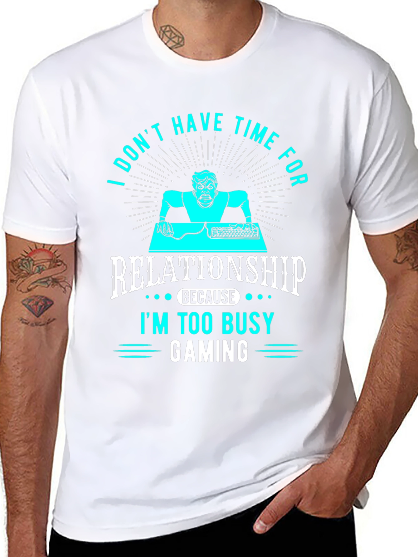 Gamer T-Shirt - No Time for Relationships