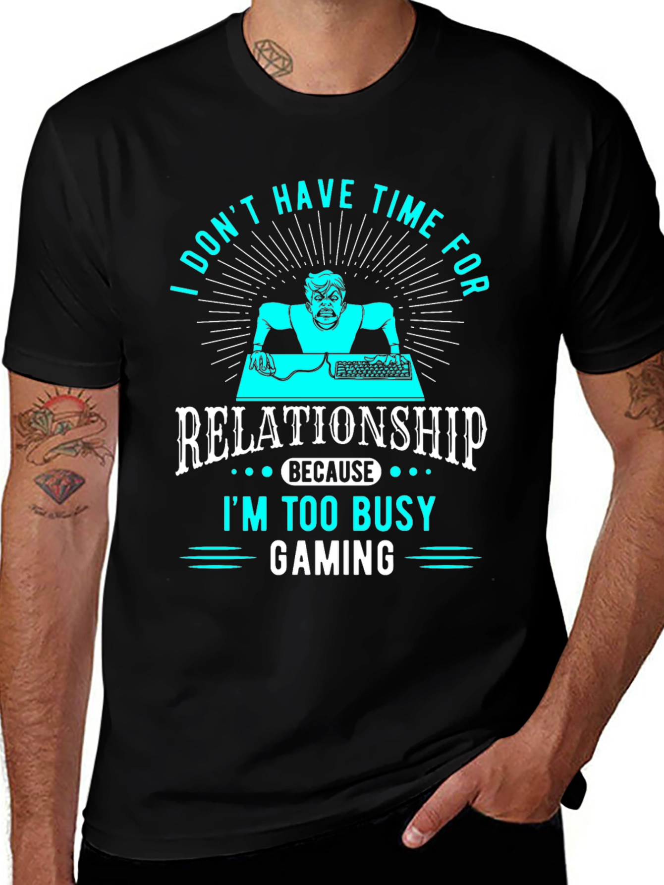 Gamer T-Shirt - No Time for Relationships