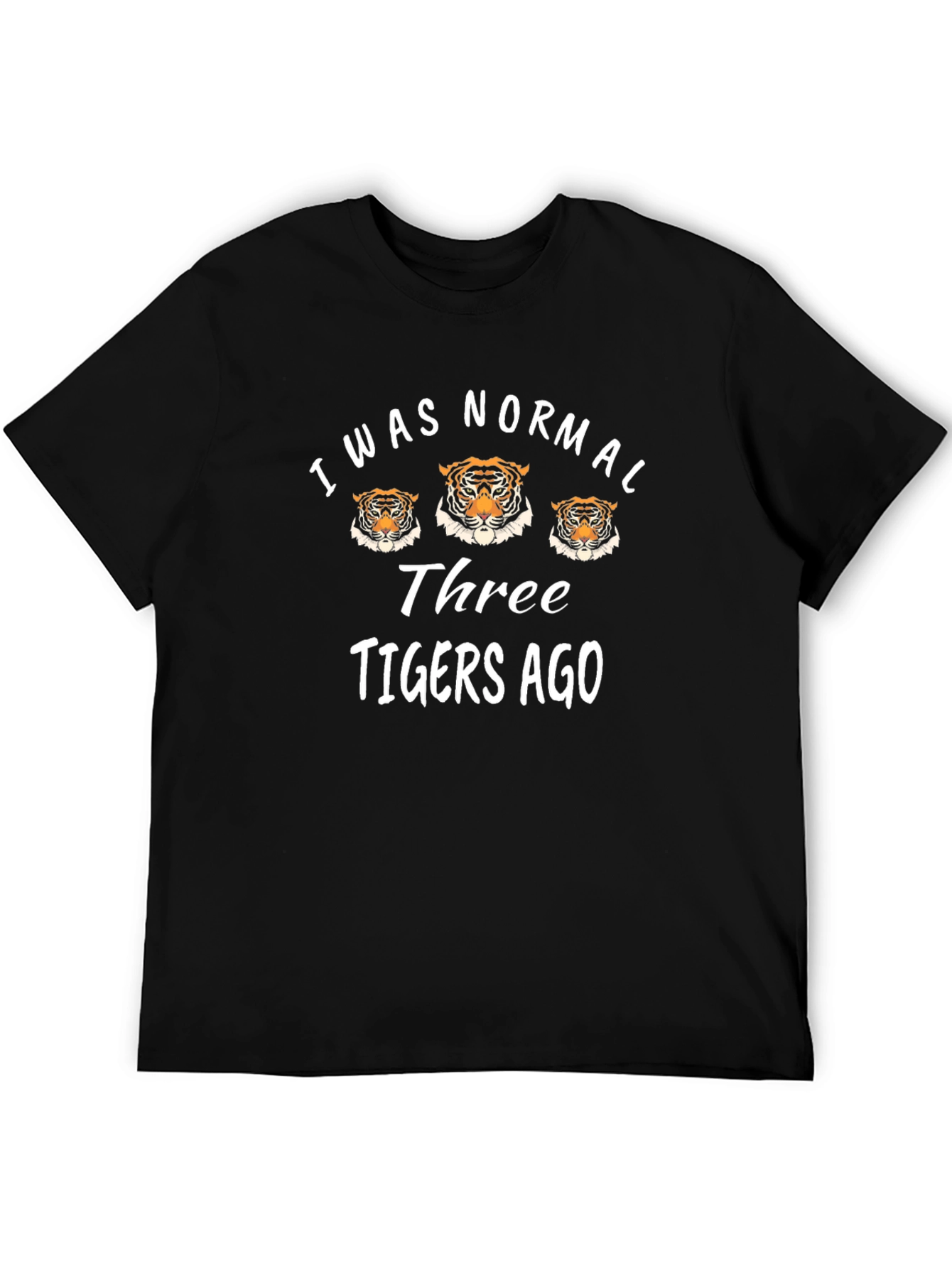 Three Tigers Ago T-Shirt Funny Graphic Tee
