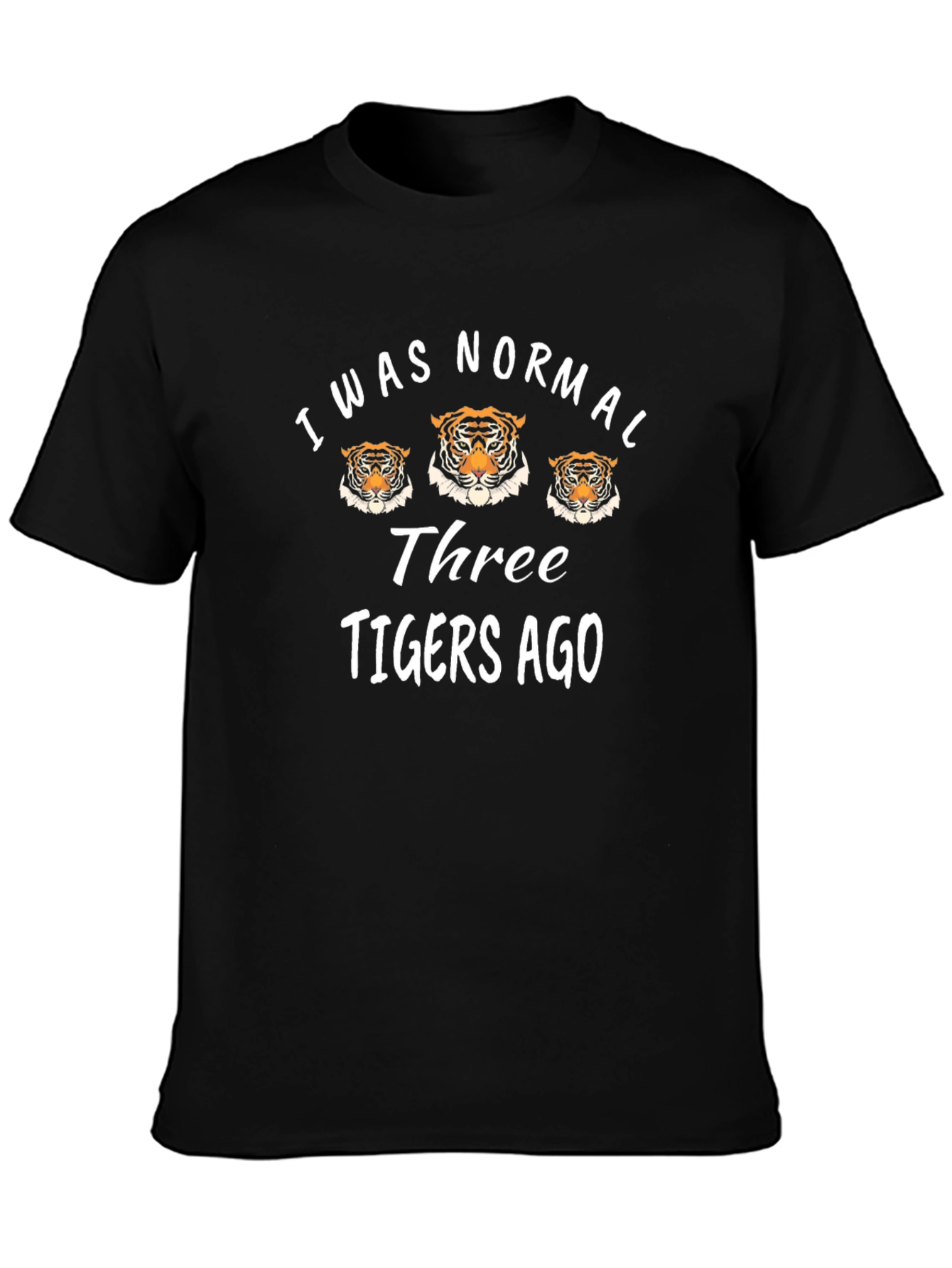 Three Tigers Ago T-Shirt Funny Graphic Tee