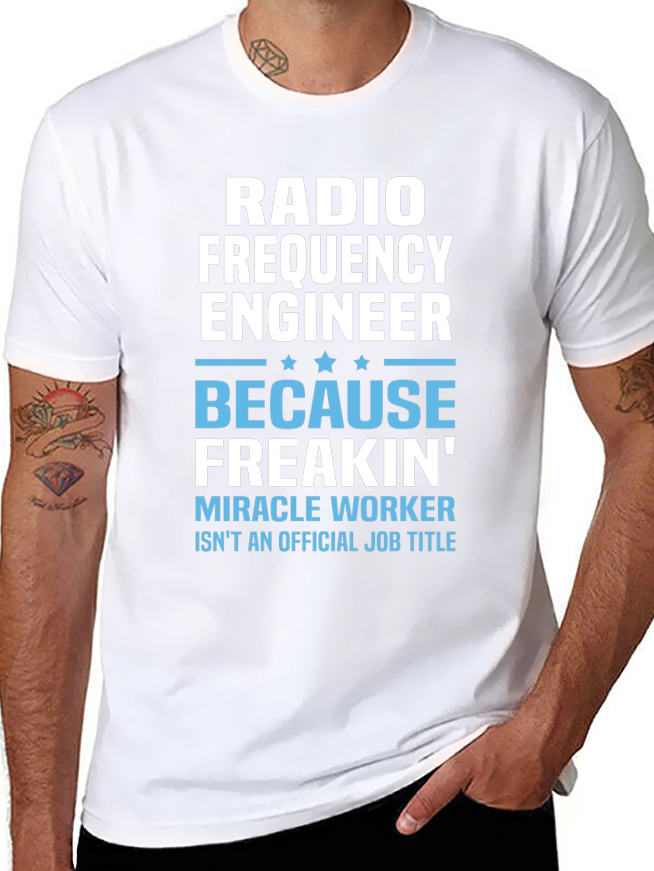 Radio Frequency Engineer T-Shirt Funny Job Title Tee