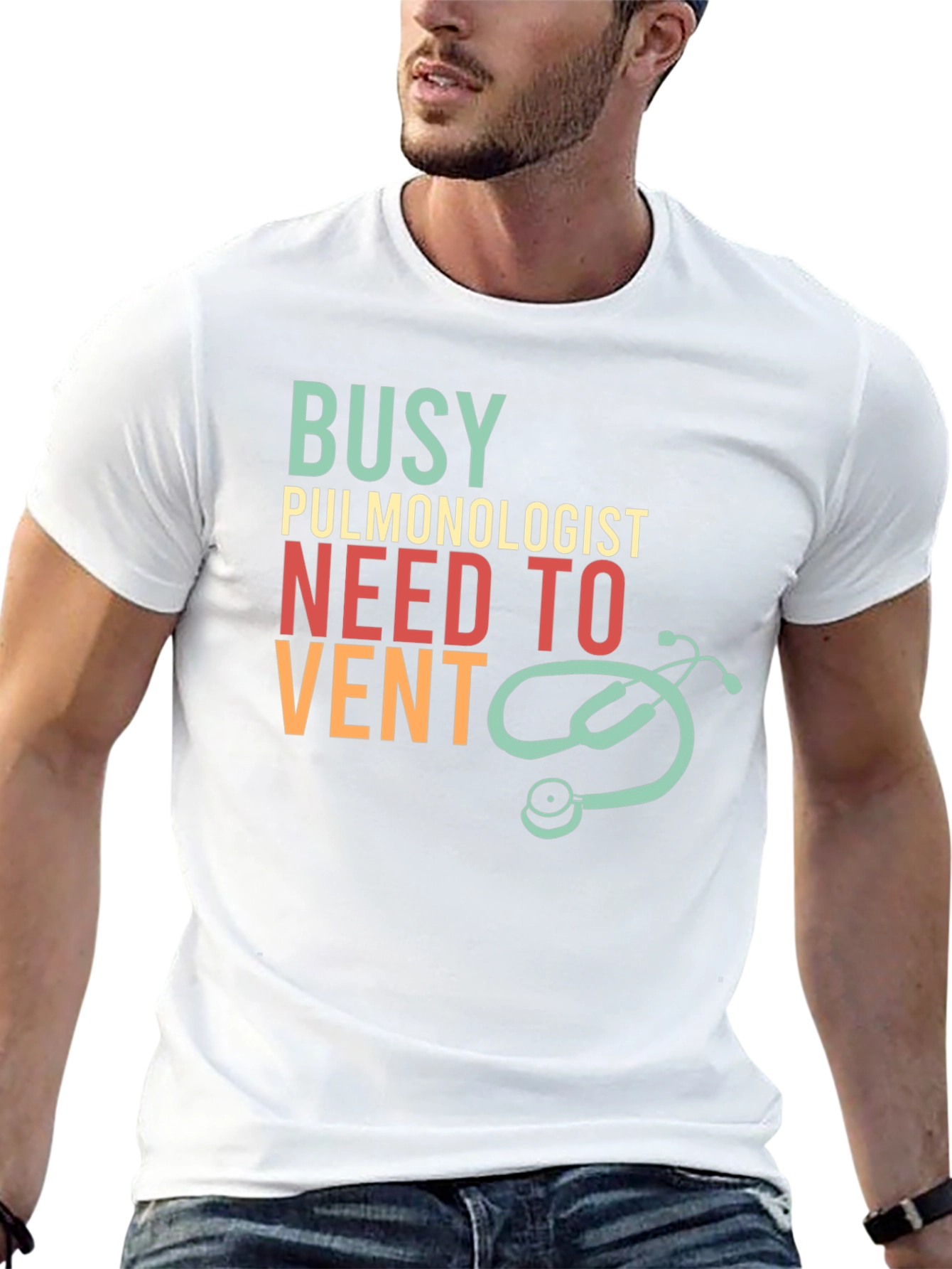 Busy Pulmonologist Vent T-Shirt