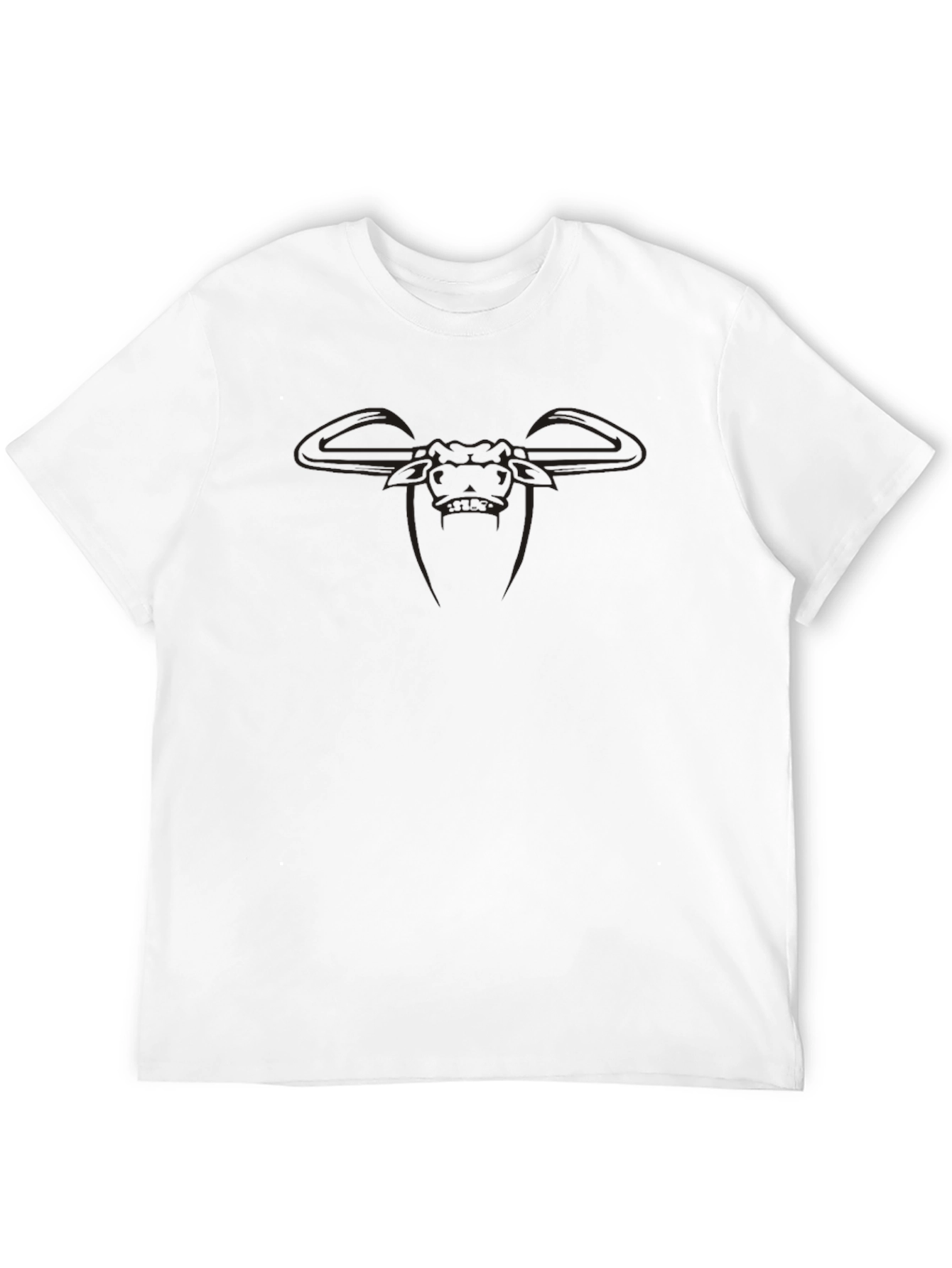 Mens Graphic Tee - Bull Design