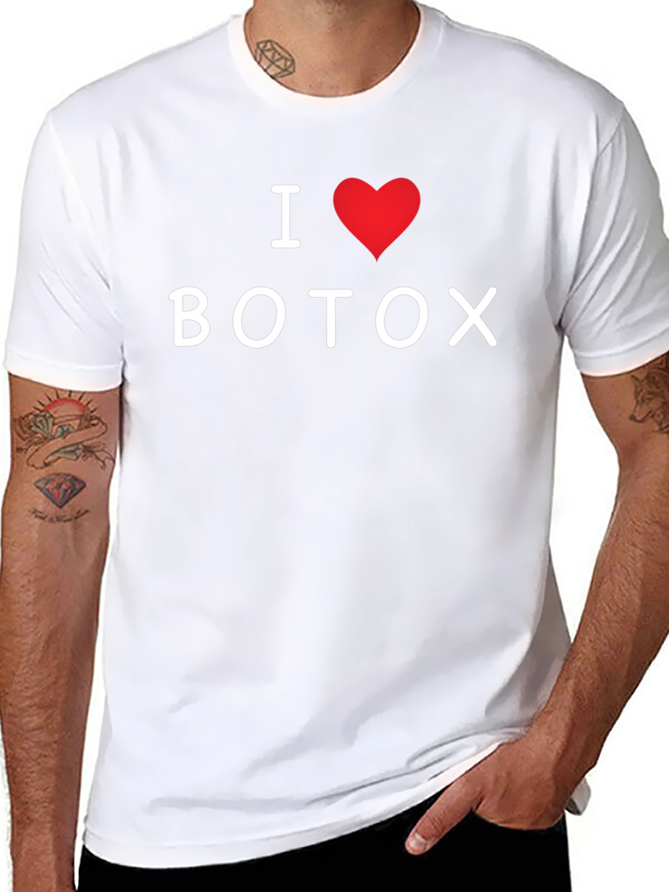 I Heart Botox T-Shirt - Funny Graphic Tee