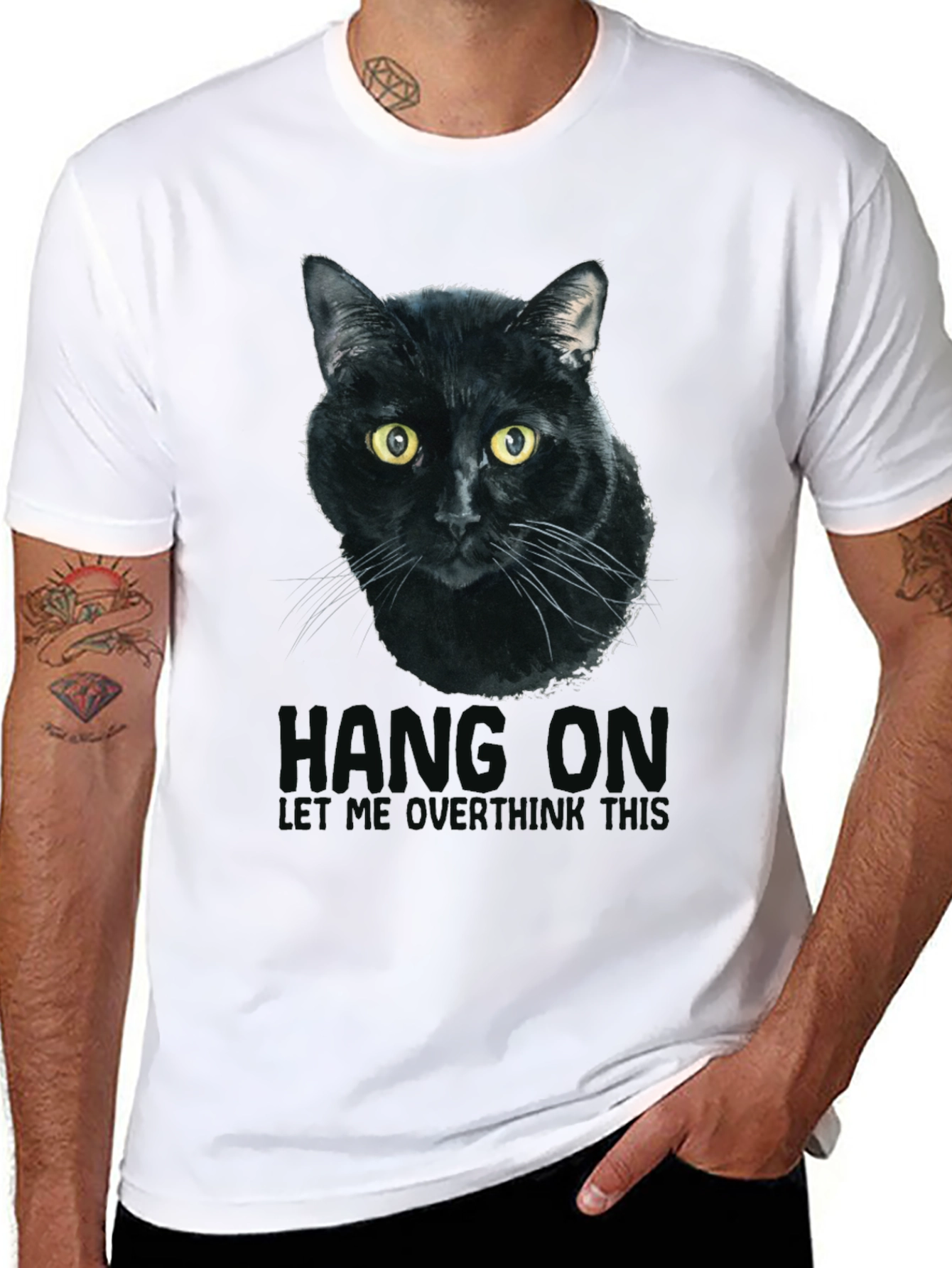 Black Cat Hangover T-Shirt