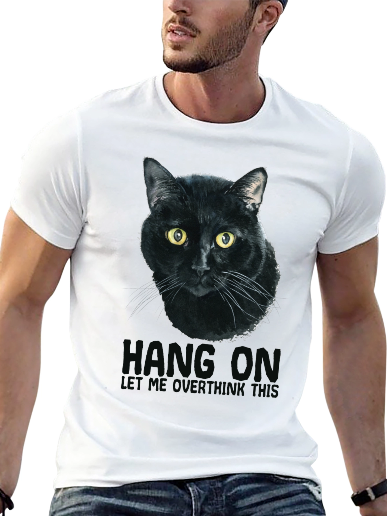 Black Cat Hangover T-Shirt