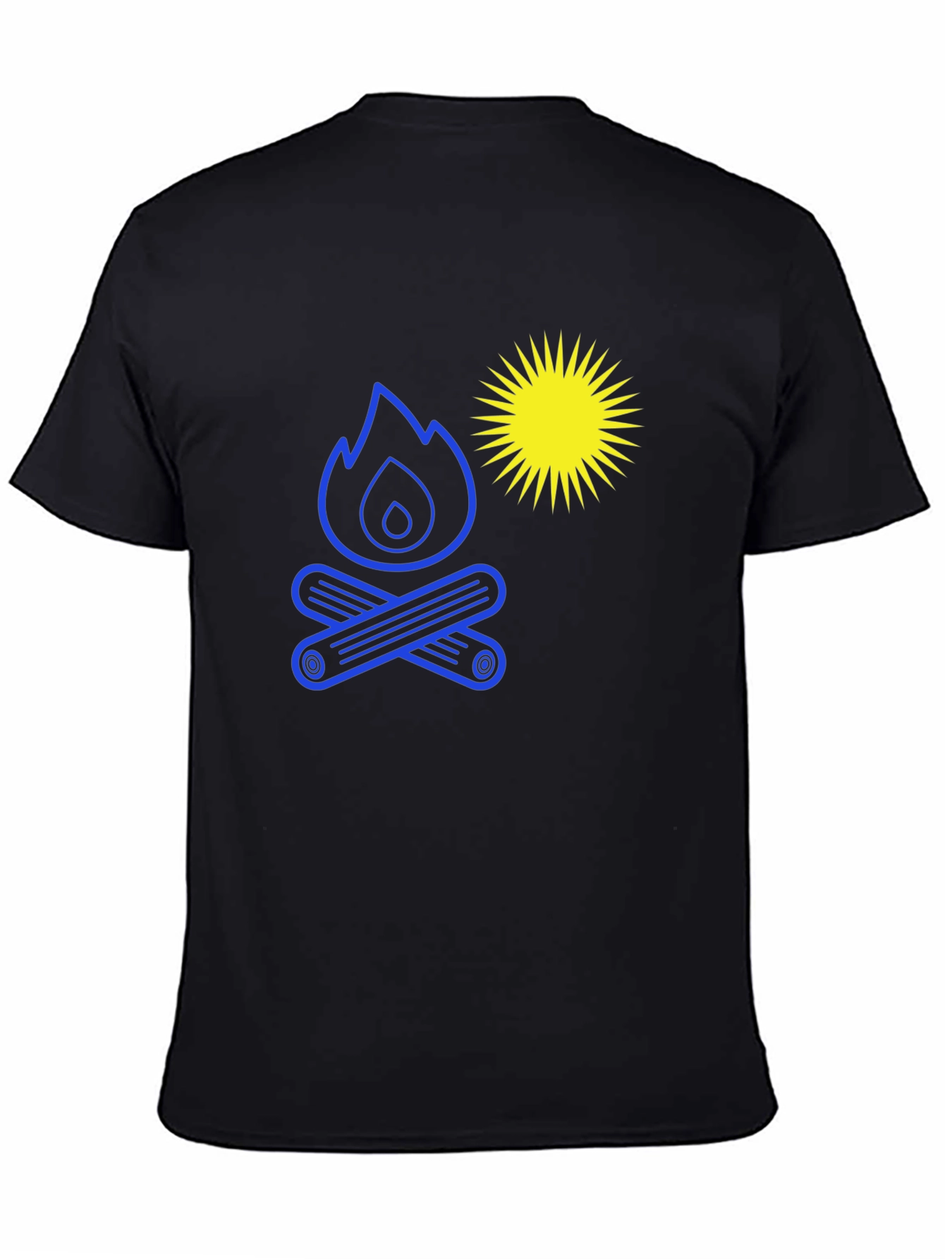 Campfire Graphic Tee - Casual Style Bold Print
