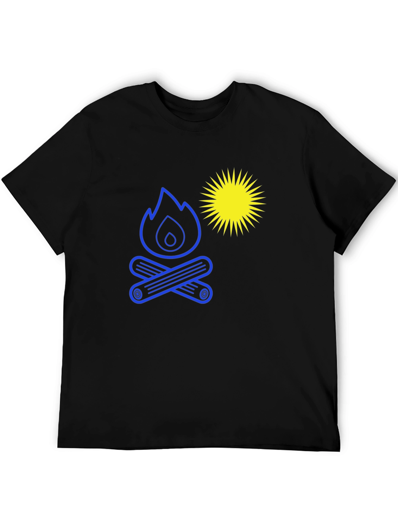 Campfire Graphic Tee - Casual Style Bold Print