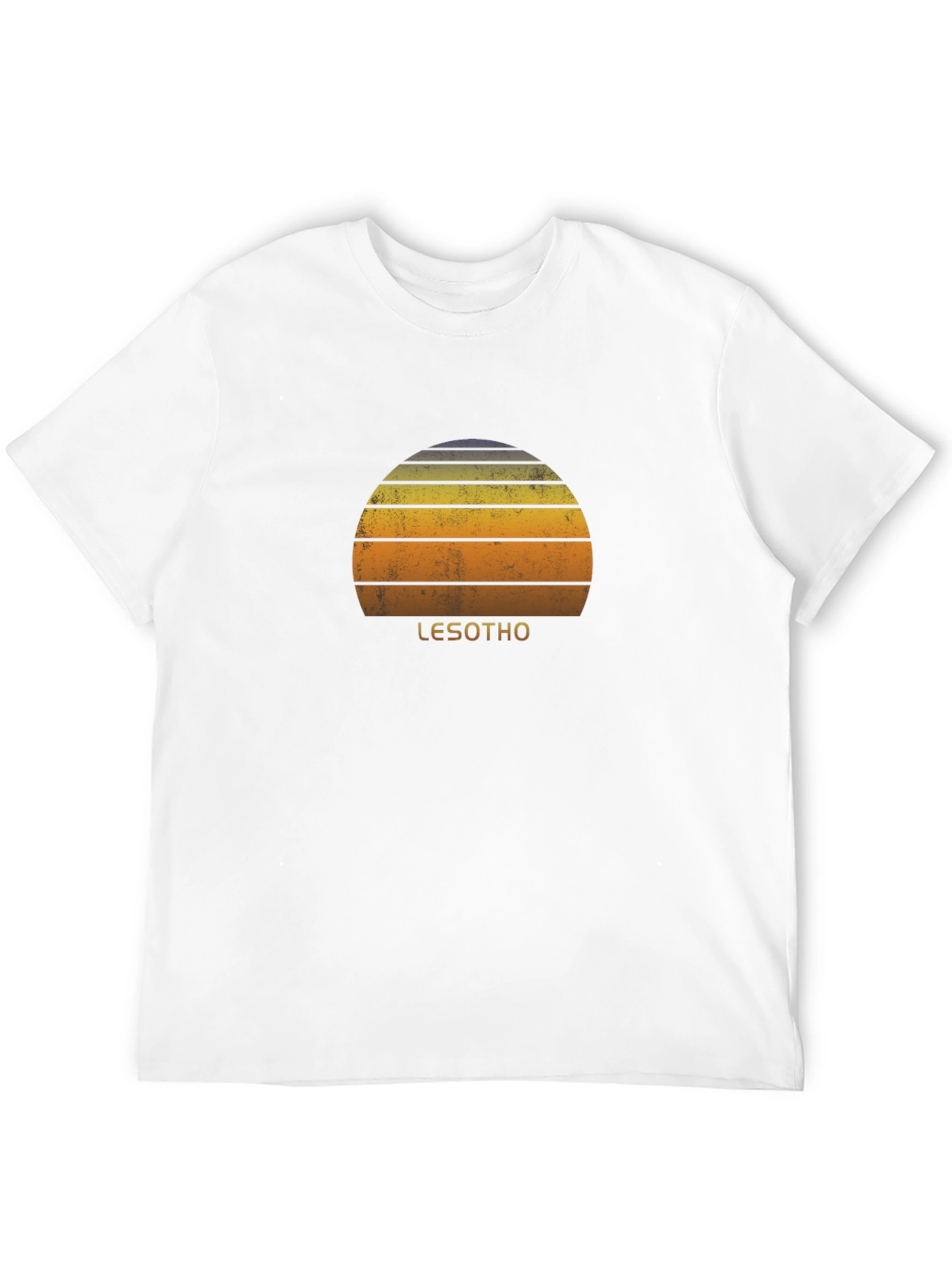 Retro Lesotho Sunset Graphic Tee