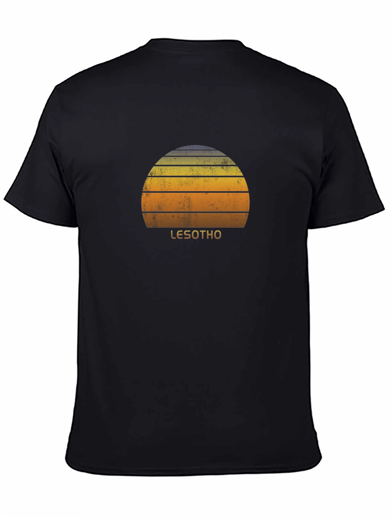 Retro Lesotho Sunset Graphic Tee