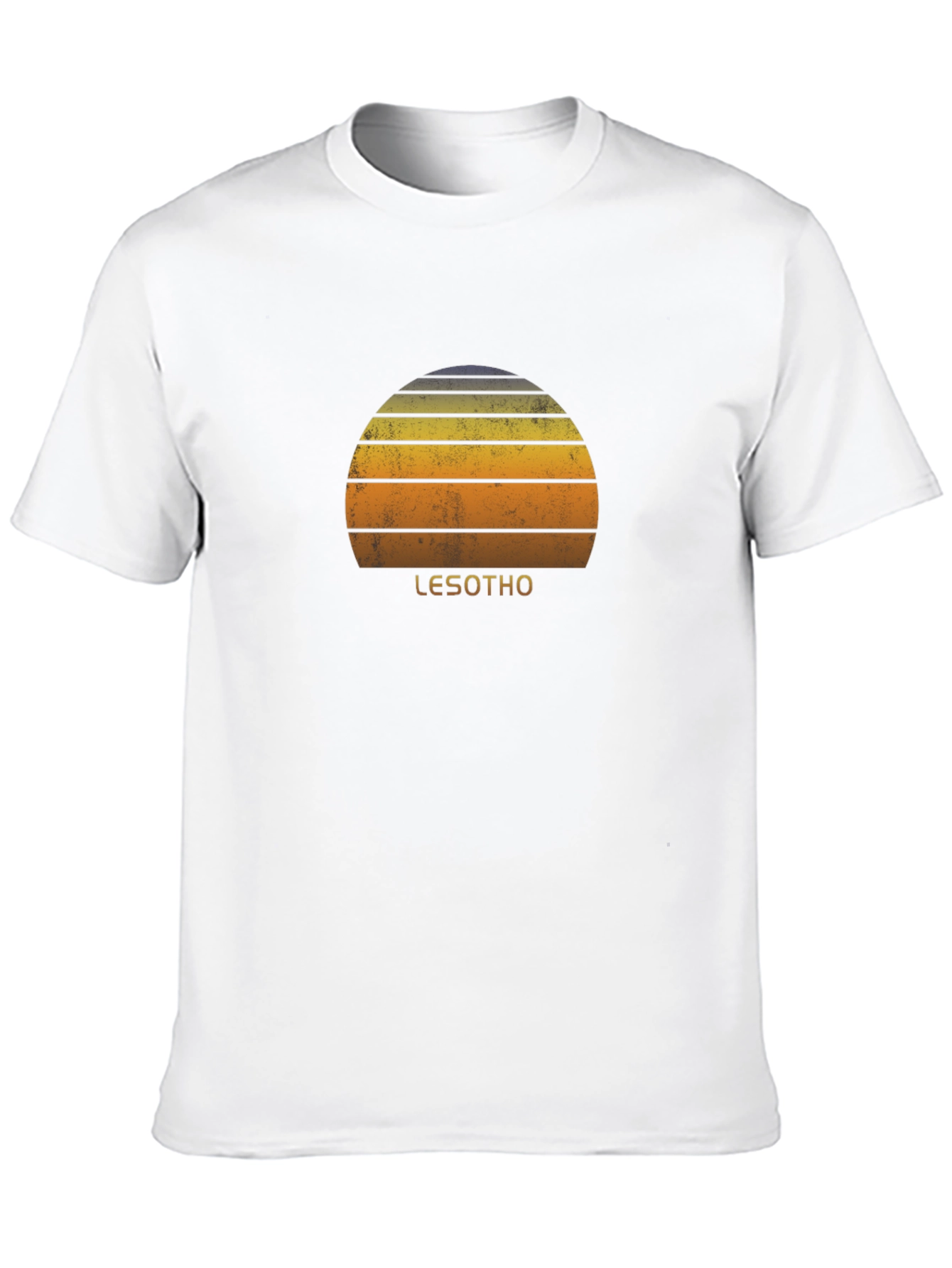 Retro Lesotho Sunset Graphic Tee