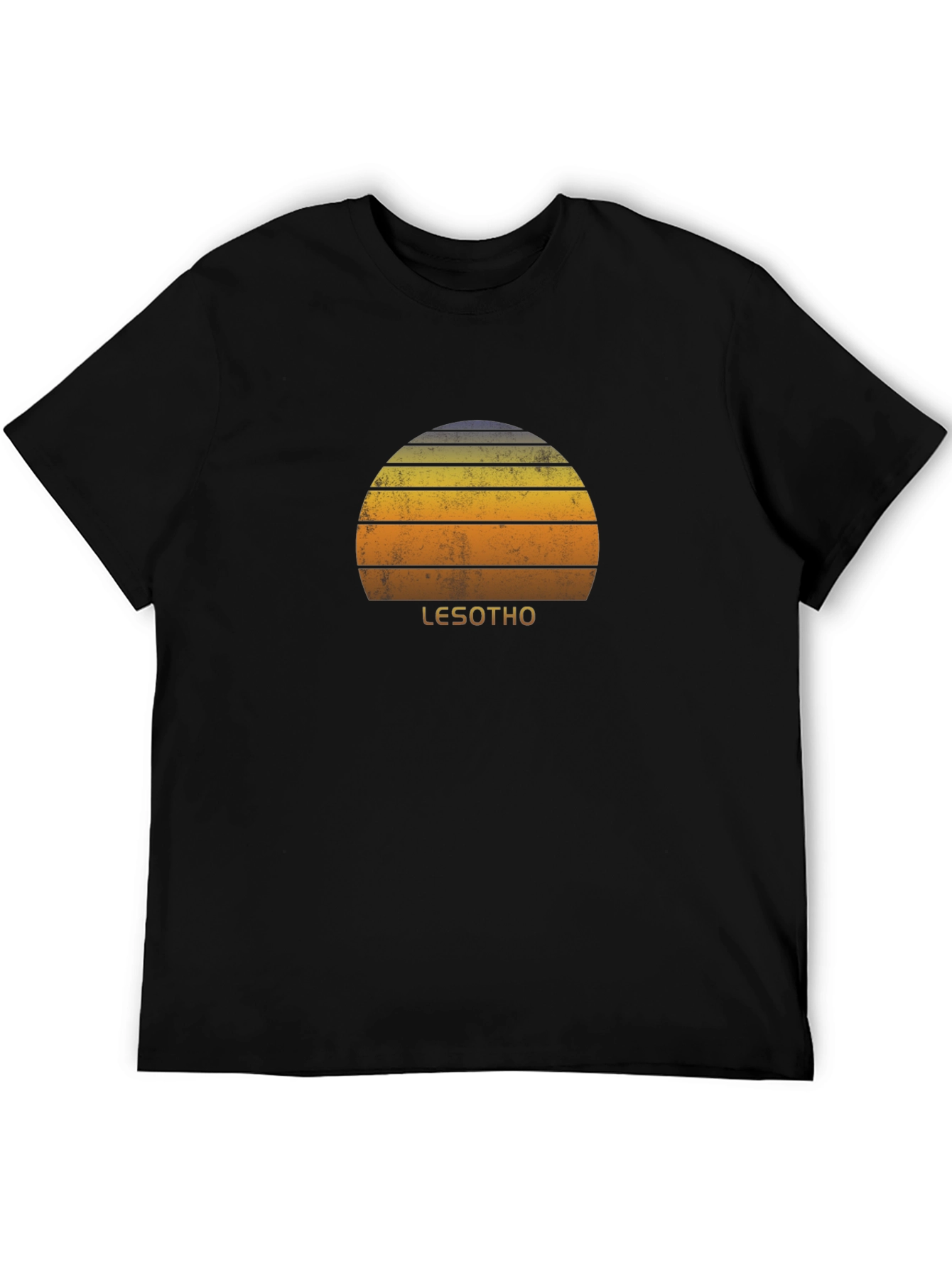 Retro Lesotho Sunset Graphic Tee