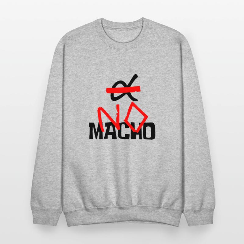 NO Macho (logo and text)