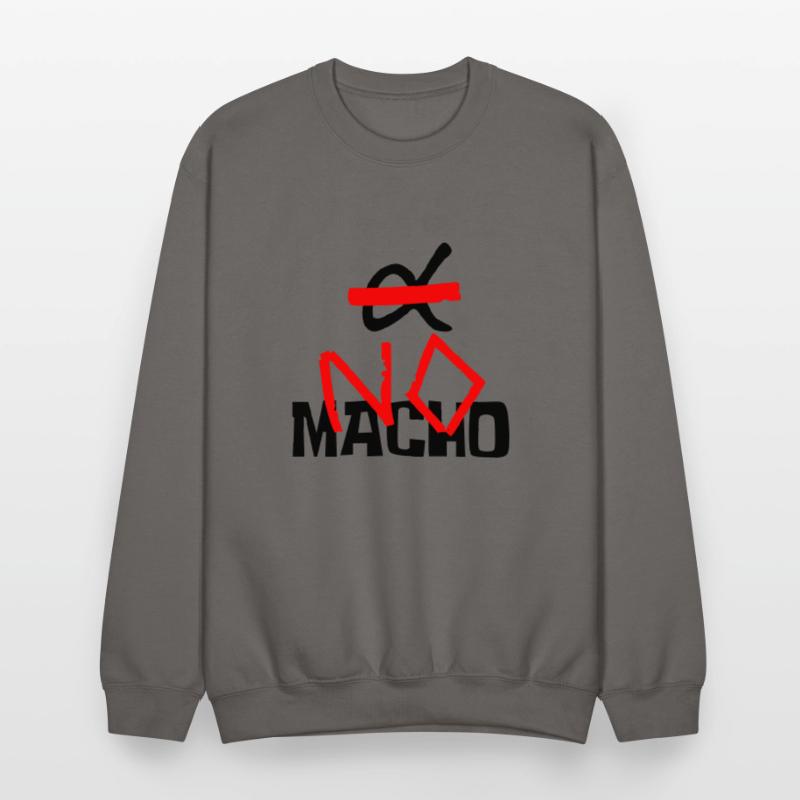 NO Macho (logo and text)