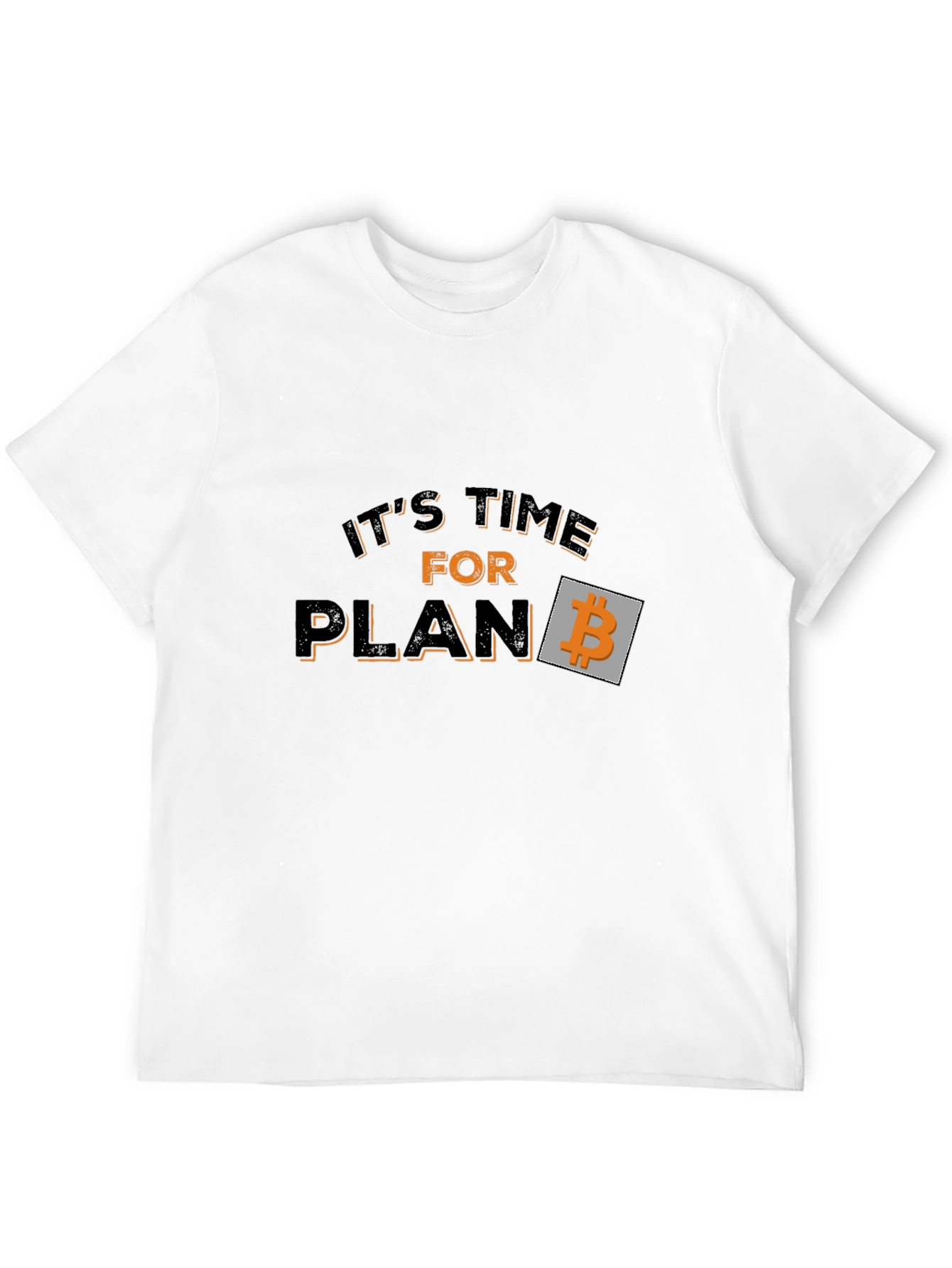 Bitcoin Plan B Black Graphic Tee