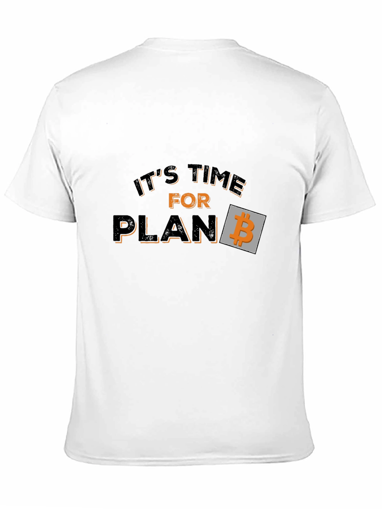 Bitcoin Plan B Black Graphic Tee
