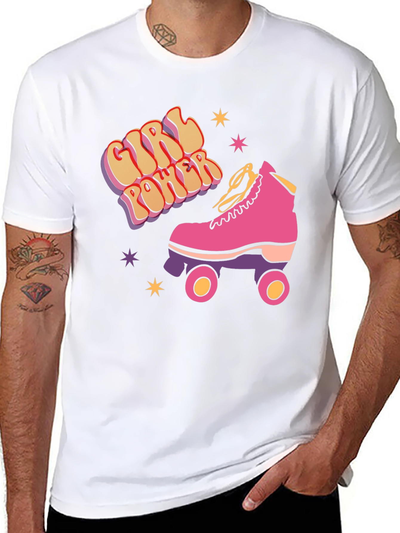 Girl Power Roller Skate T-Shirt