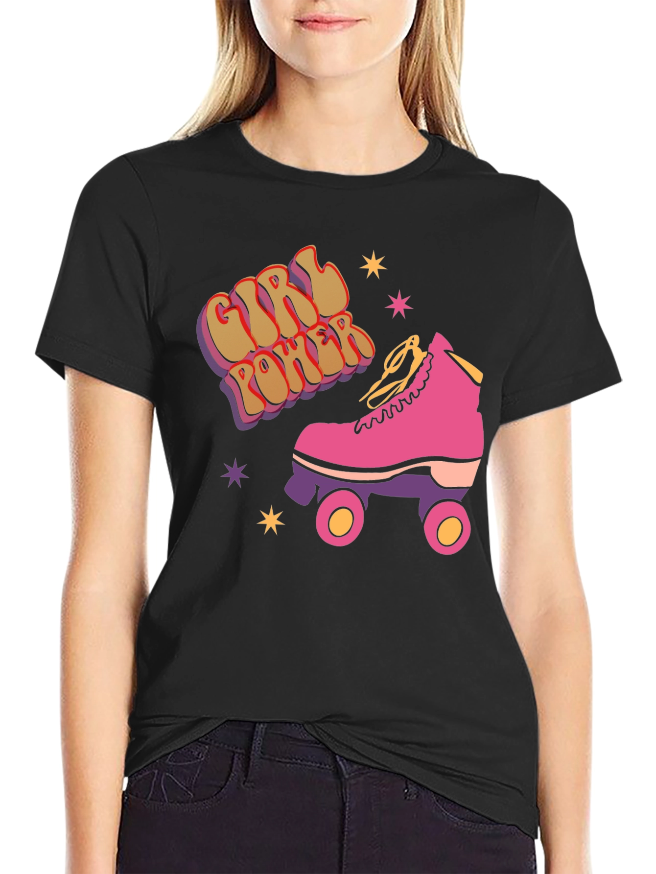 Girl Power Roller Skate T-Shirt