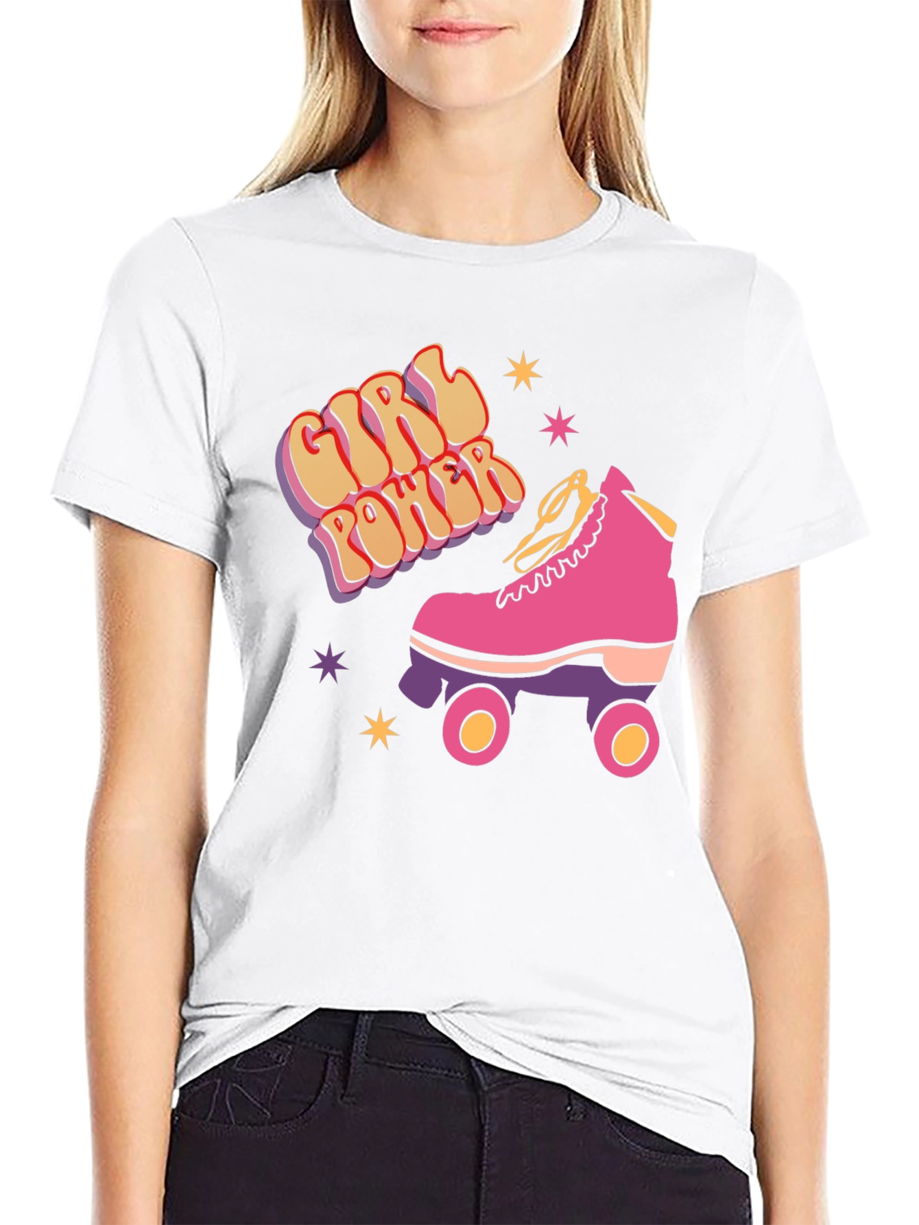Girl Power Roller Skate T-Shirt
