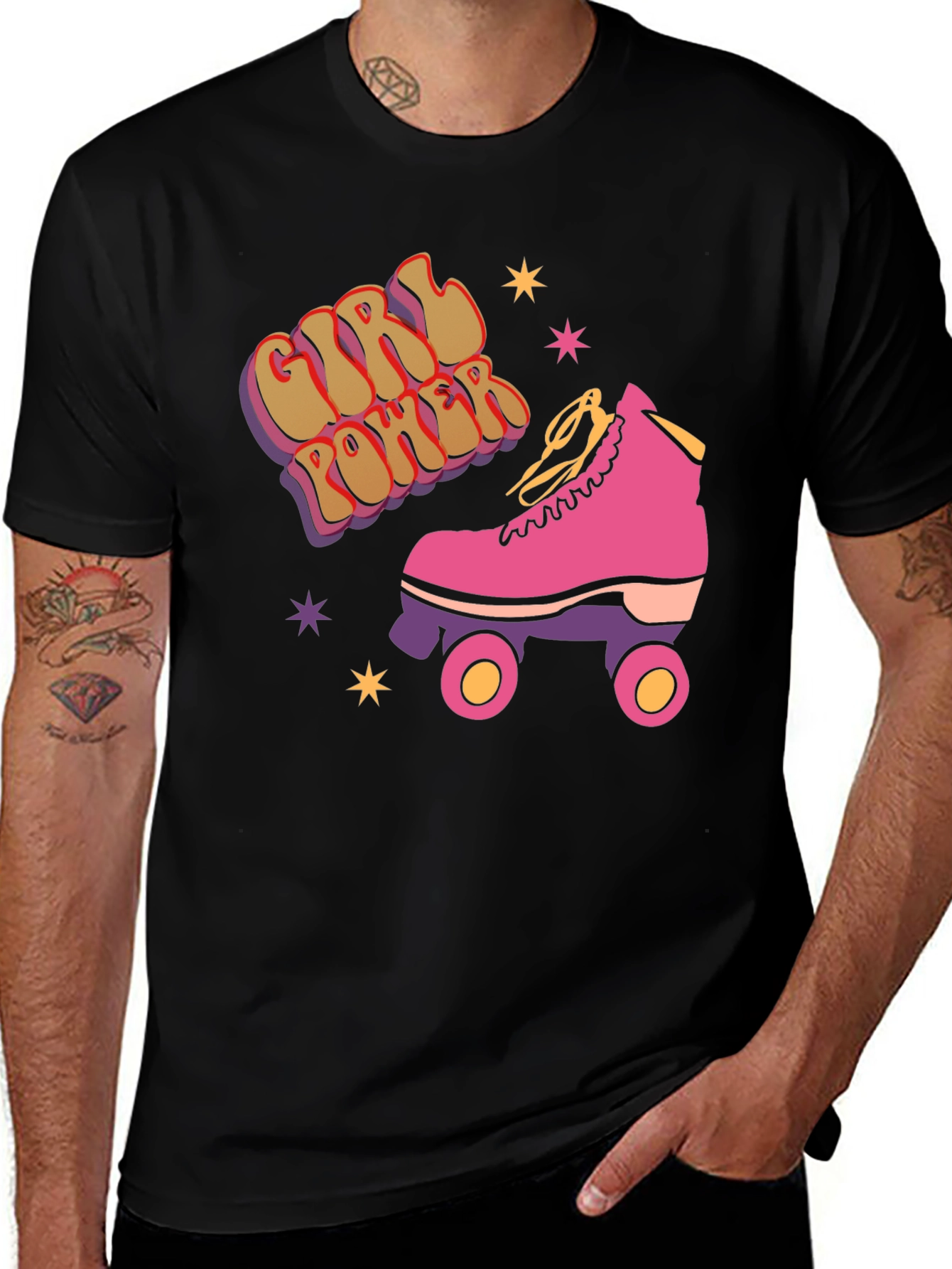Girl Power Roller Skate T-Shirt