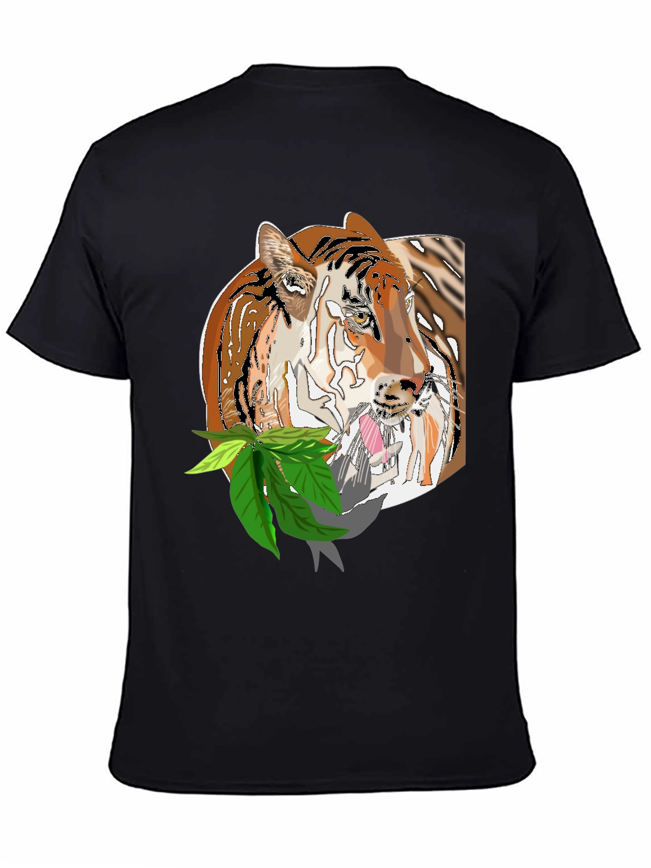 Tiger Graphic Tee - Cool Black T-Shirt