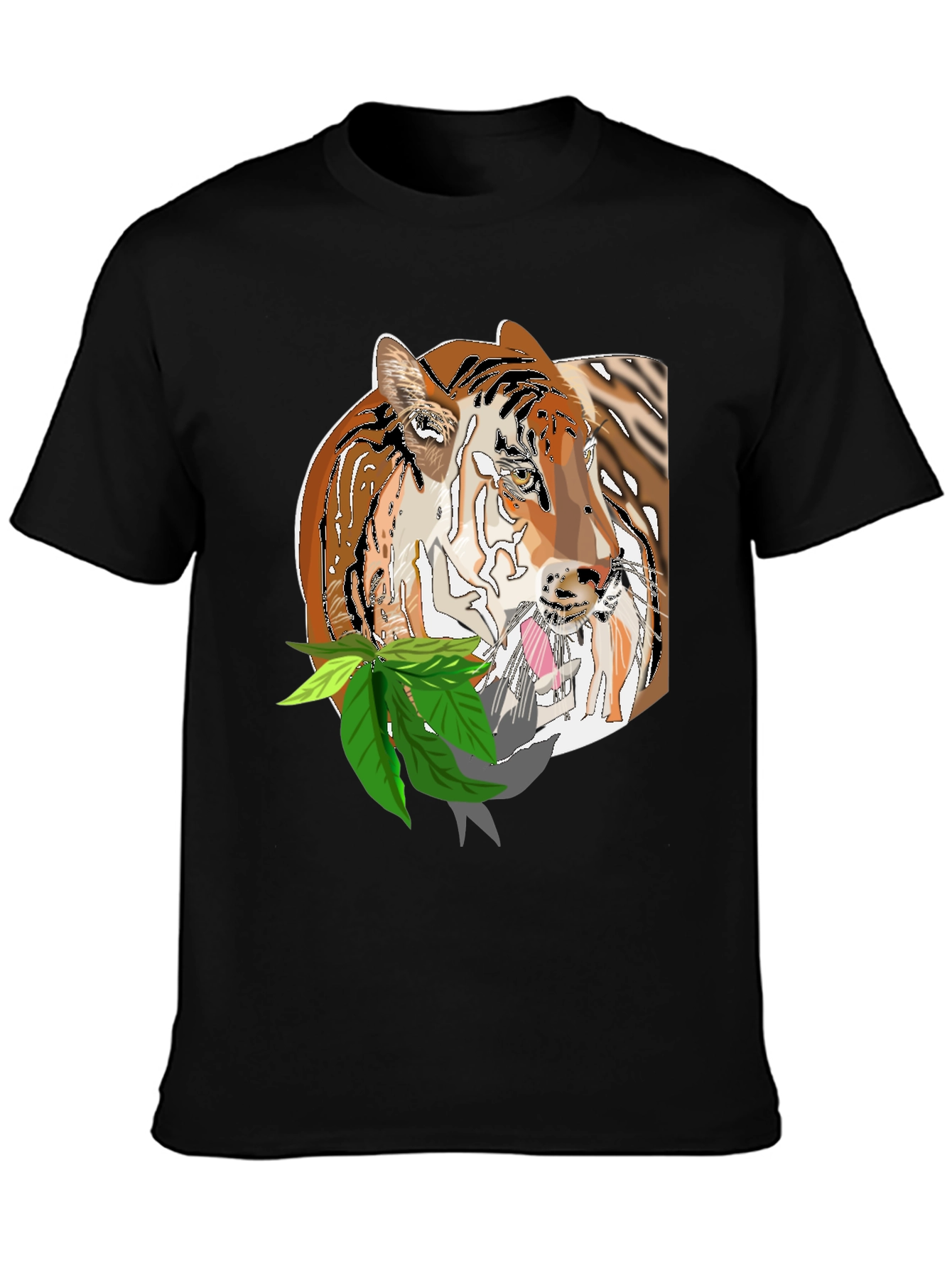 Tiger Graphic Tee - Cool Black T-Shirt