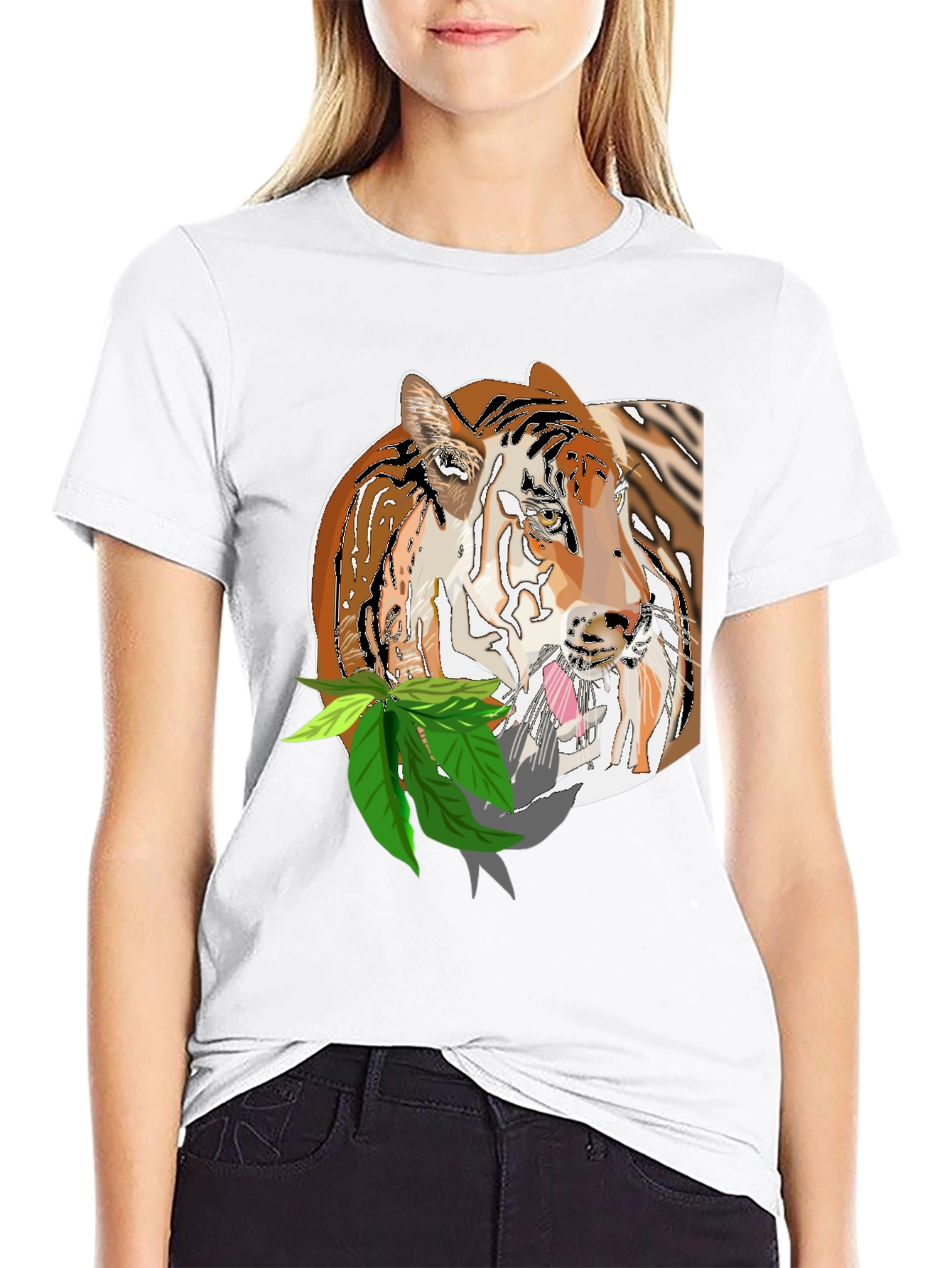 Tiger Graphic Tee - Cool Black T-Shirt