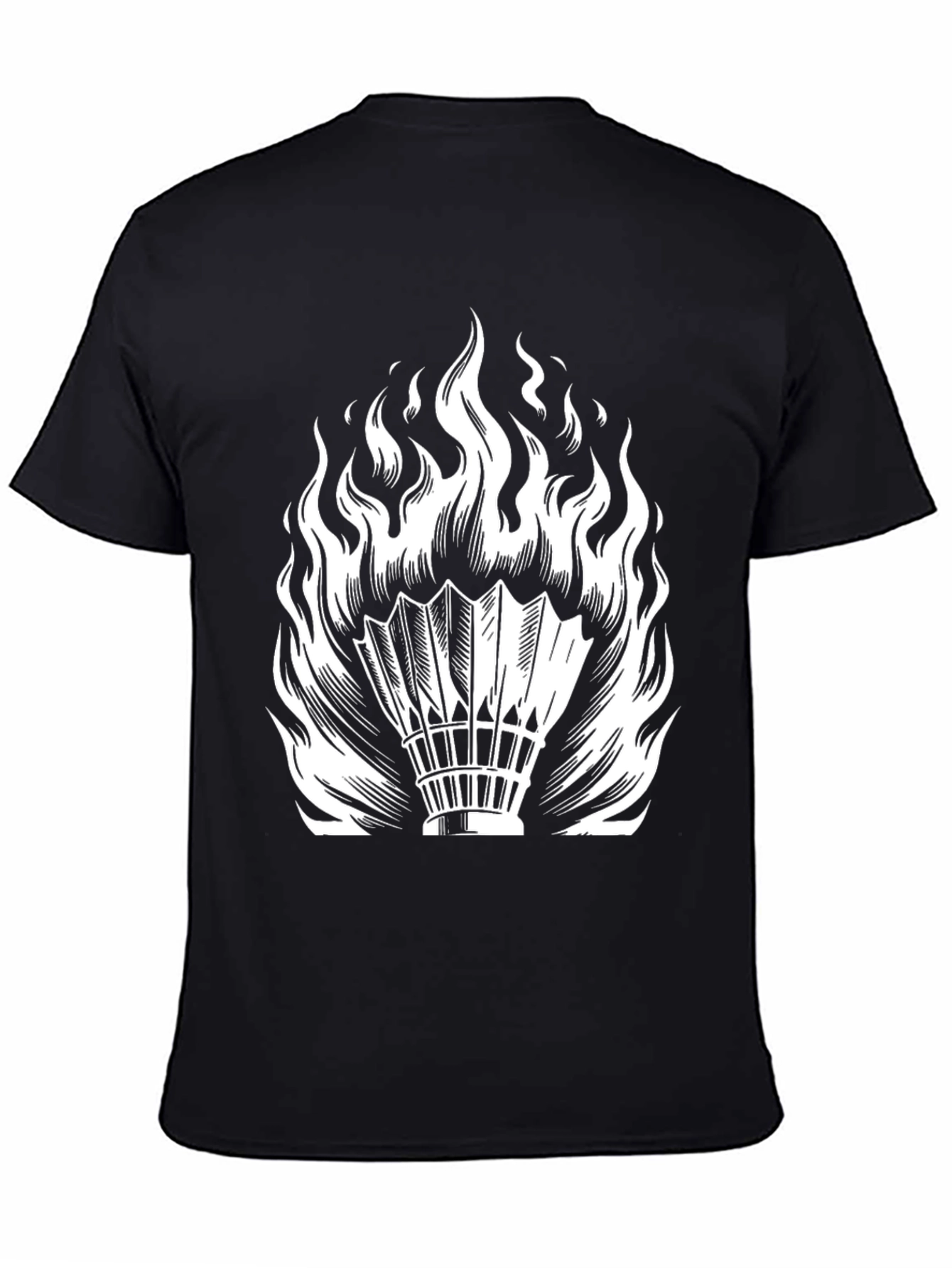 Fiery Shuttlecock T-Shirt
