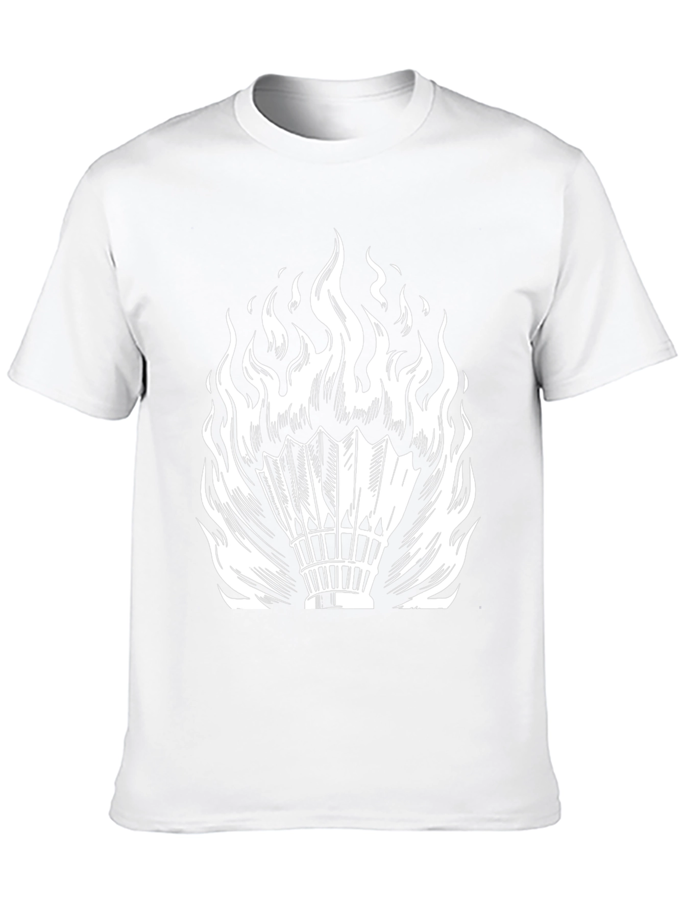 Fiery Shuttlecock T-Shirt