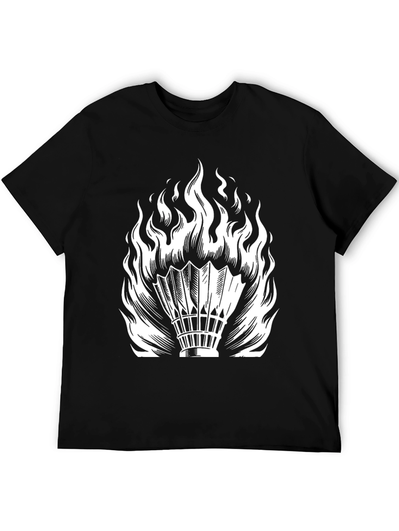 Fiery Shuttlecock T-Shirt