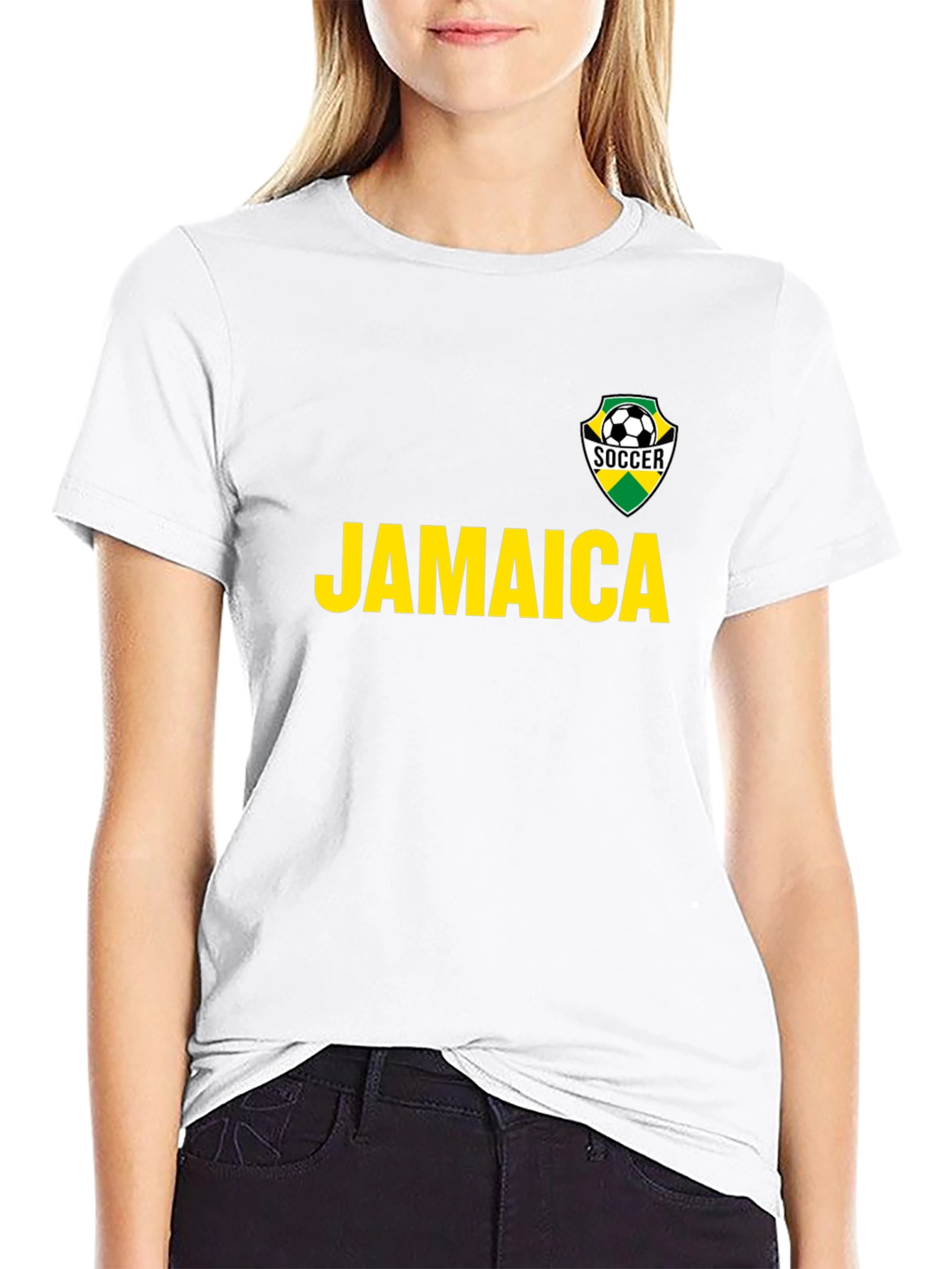 Jamaica Soccer T-Shirt - Reggae Style Tee
