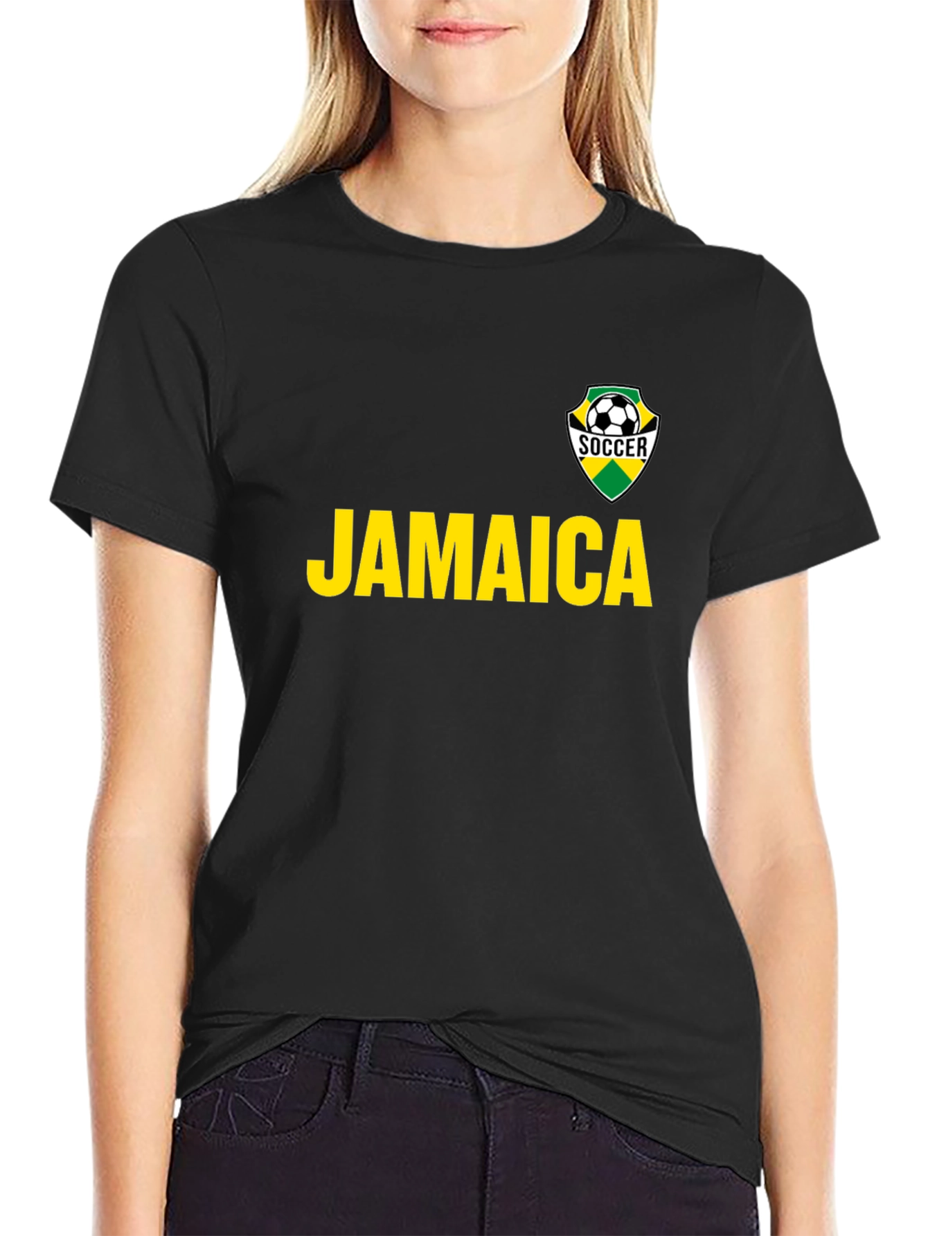 Jamaica Soccer T-Shirt - Reggae Style Tee