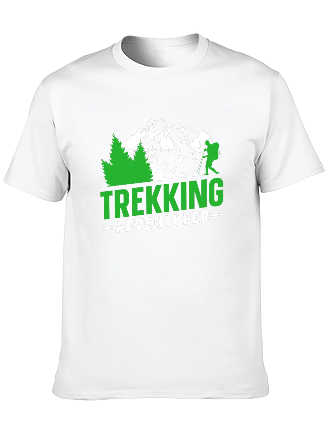 Trekking Adventurer Graphic Tee - Black