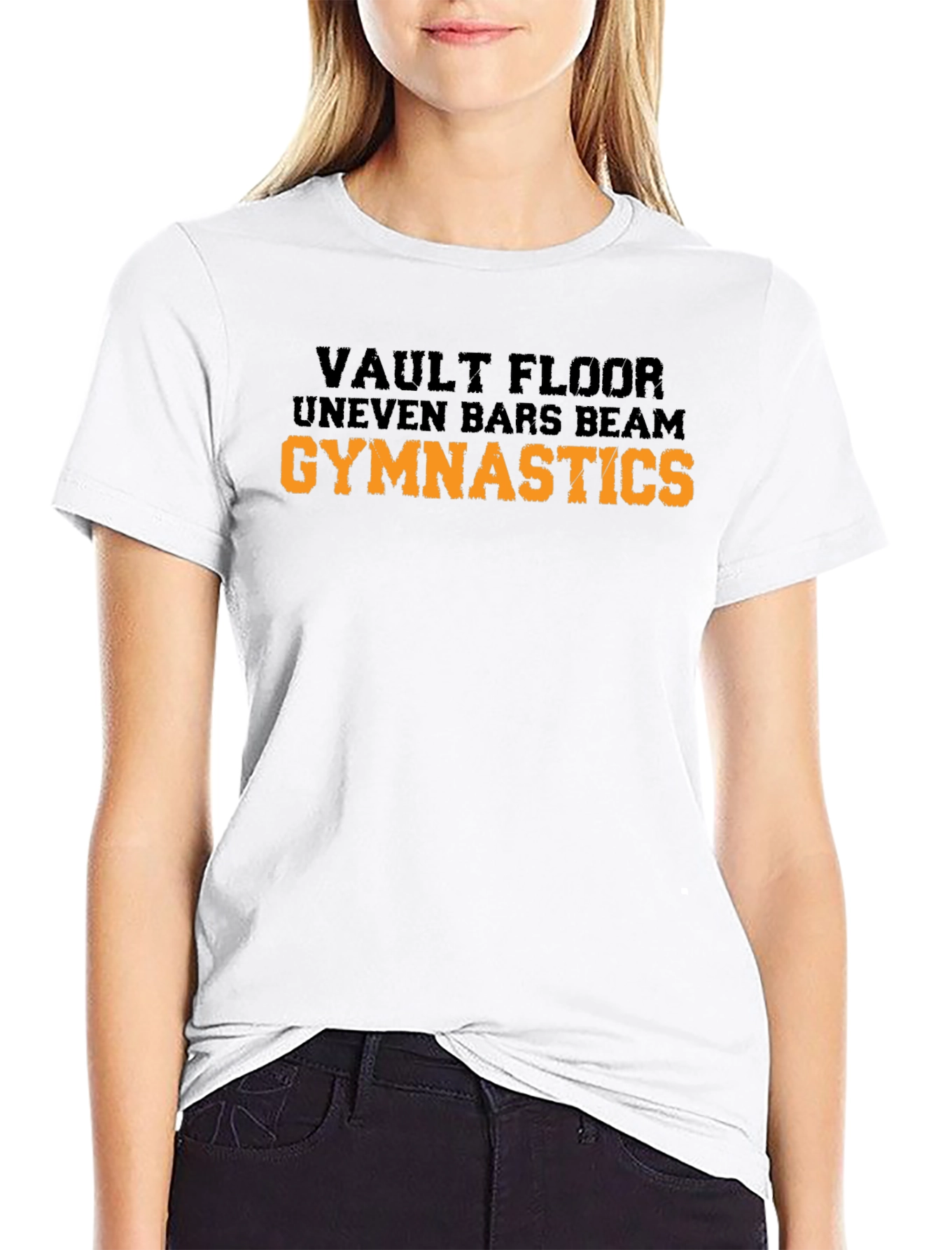 Gymnastics T-Shirt Vault Floor Uneven Bars Beam
