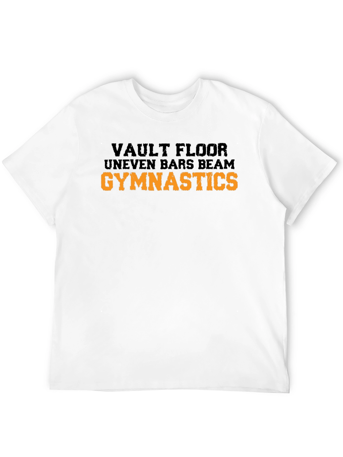 Gymnastics T-Shirt Vault Floor Uneven Bars Beam