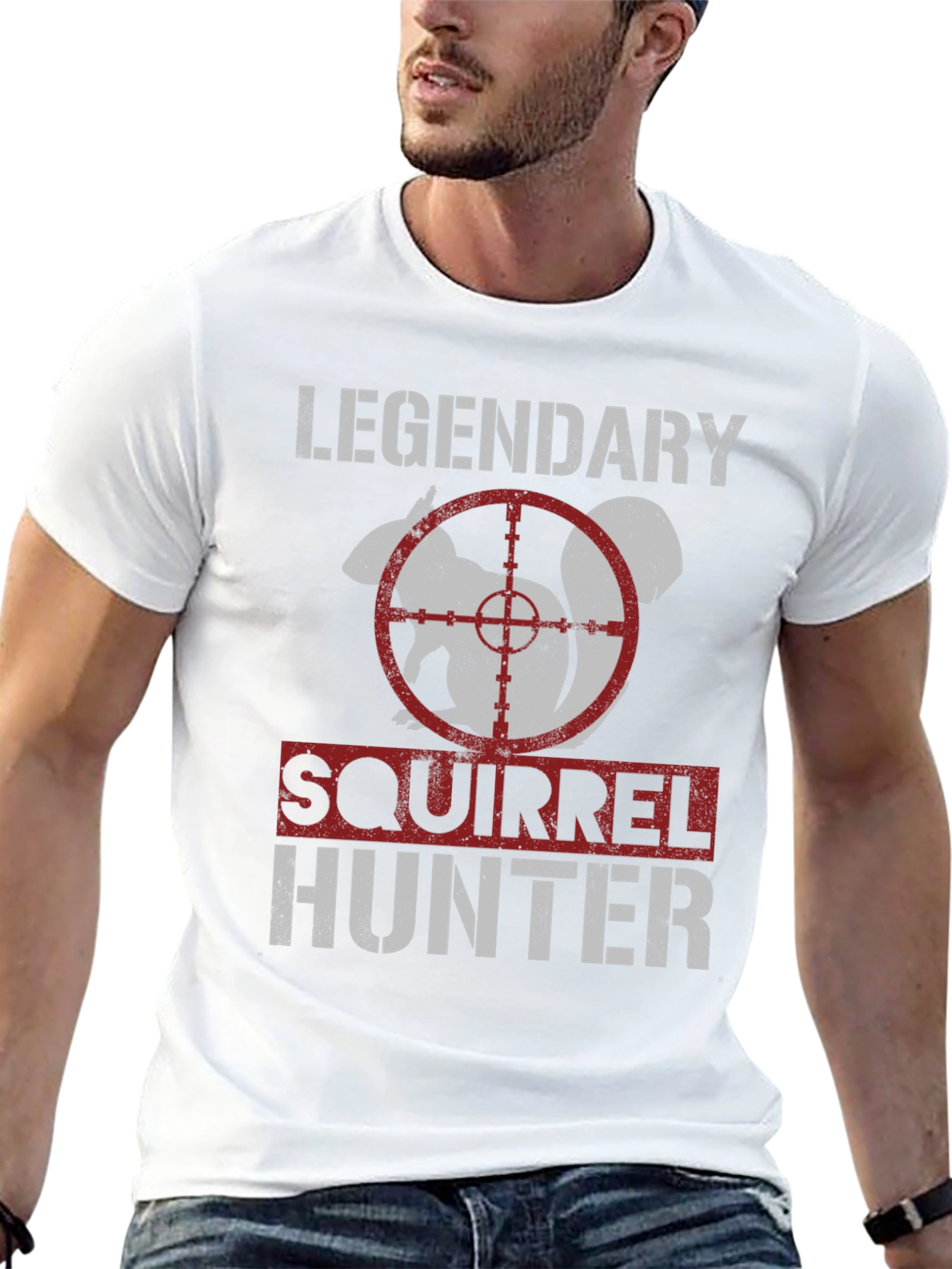 Legendary Squirrel Hunter T-Shirt - Funny Hunting Tee