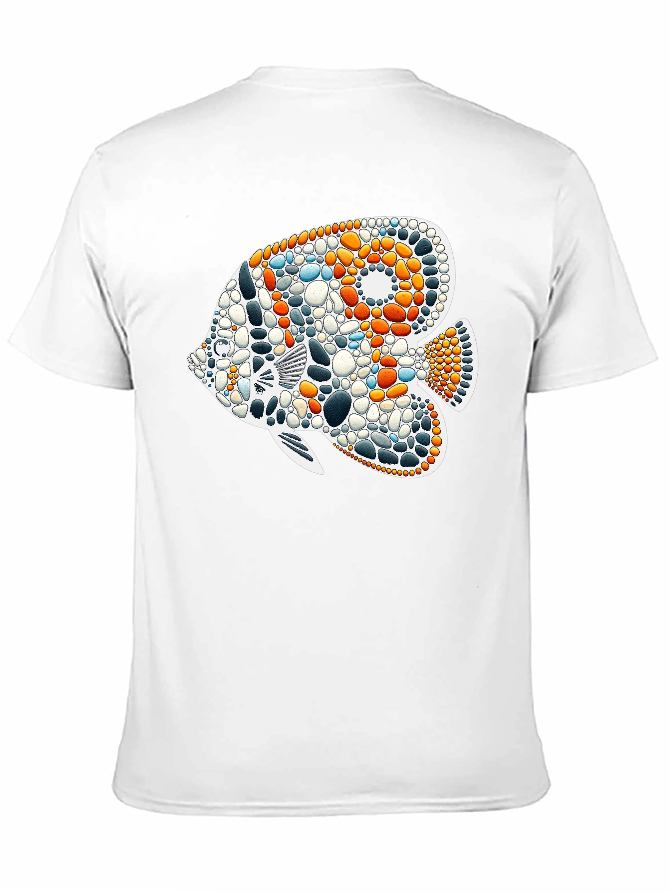 Mosaic Fish Graphic T-Shirt