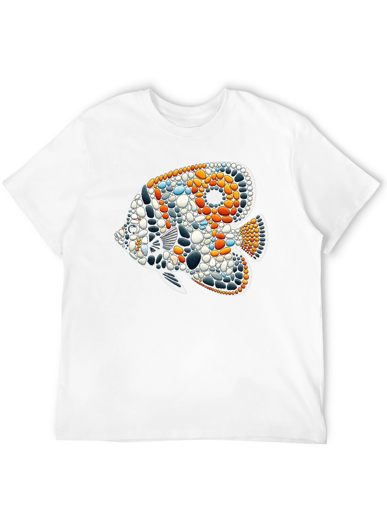 Mosaic Fish Graphic T-Shirt