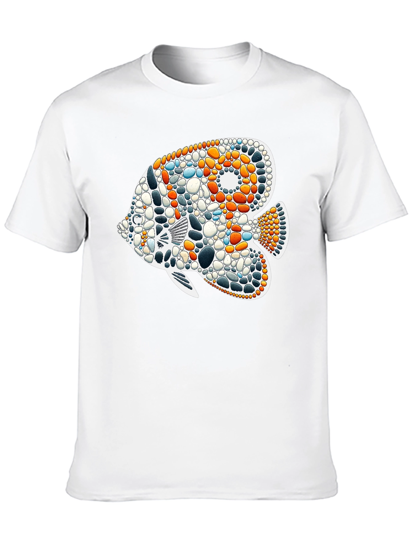 Mosaic Fish Graphic T-Shirt
