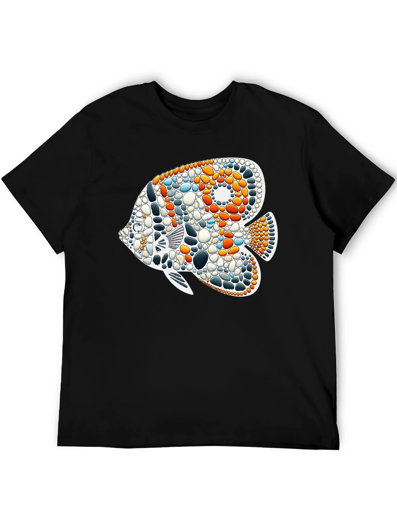 Mosaic Fish Graphic T-Shirt