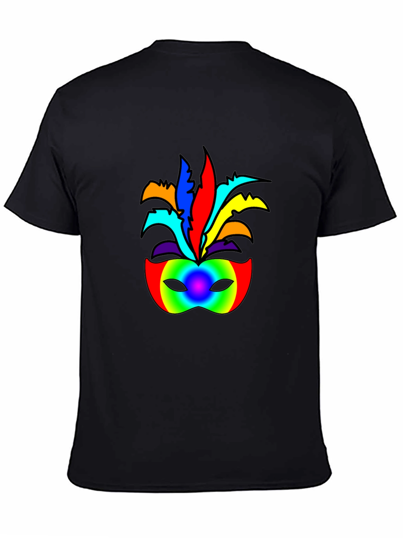 Colorful Masquerade Design T-Shirt