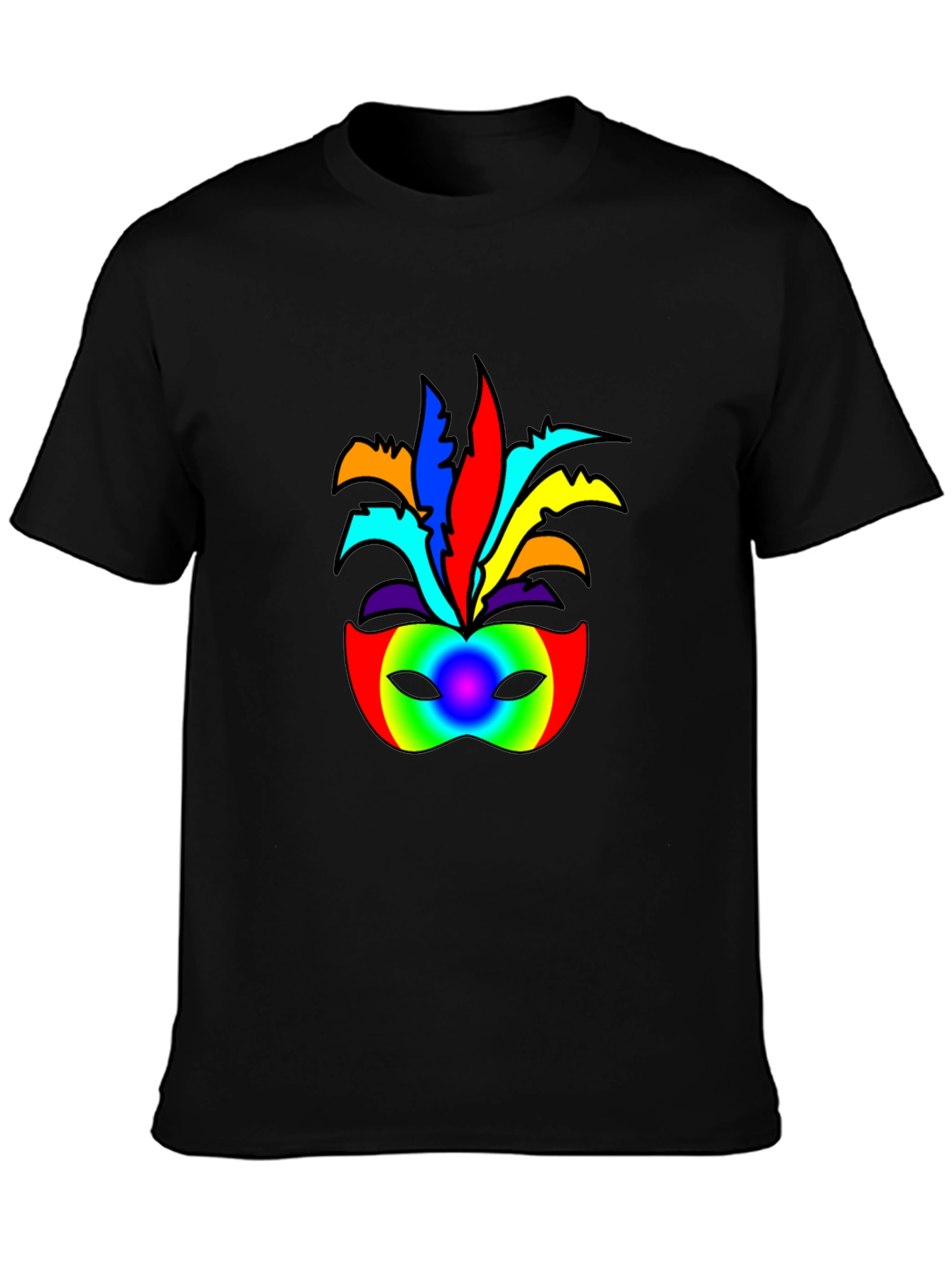 Colorful Masquerade Design T-Shirt