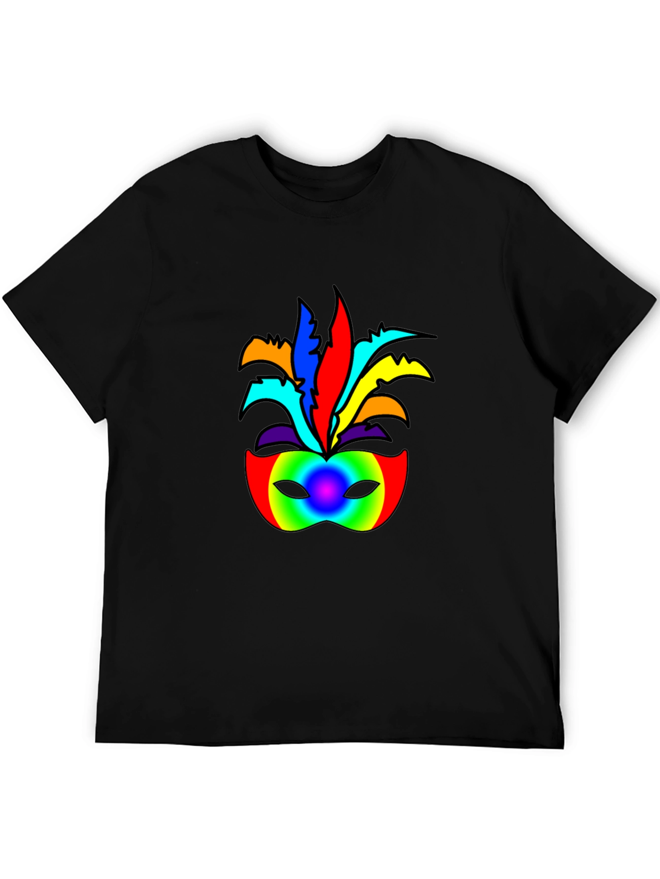 Colorful Masquerade Design T-Shirt