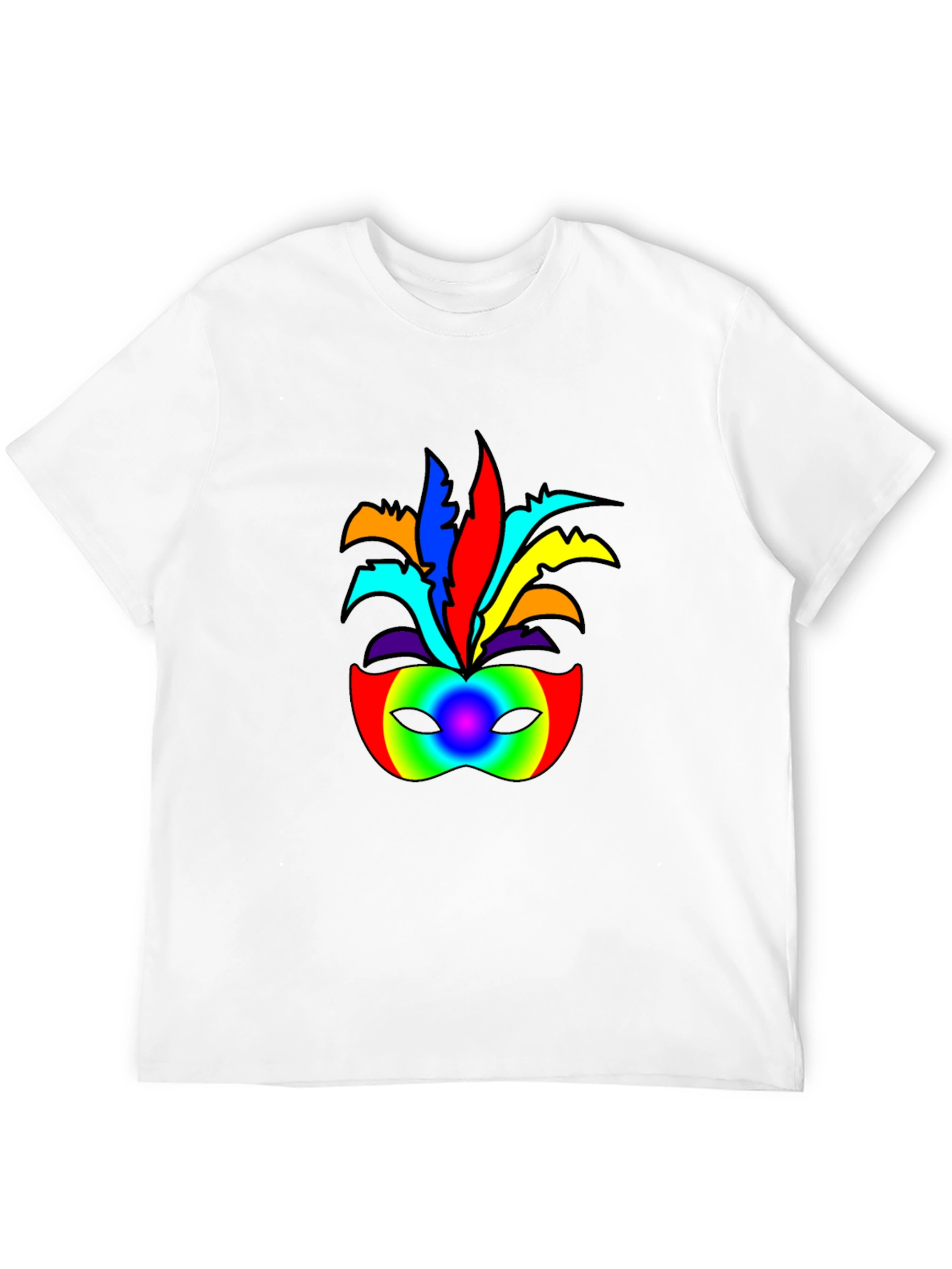 Colorful Masquerade Design T-Shirt