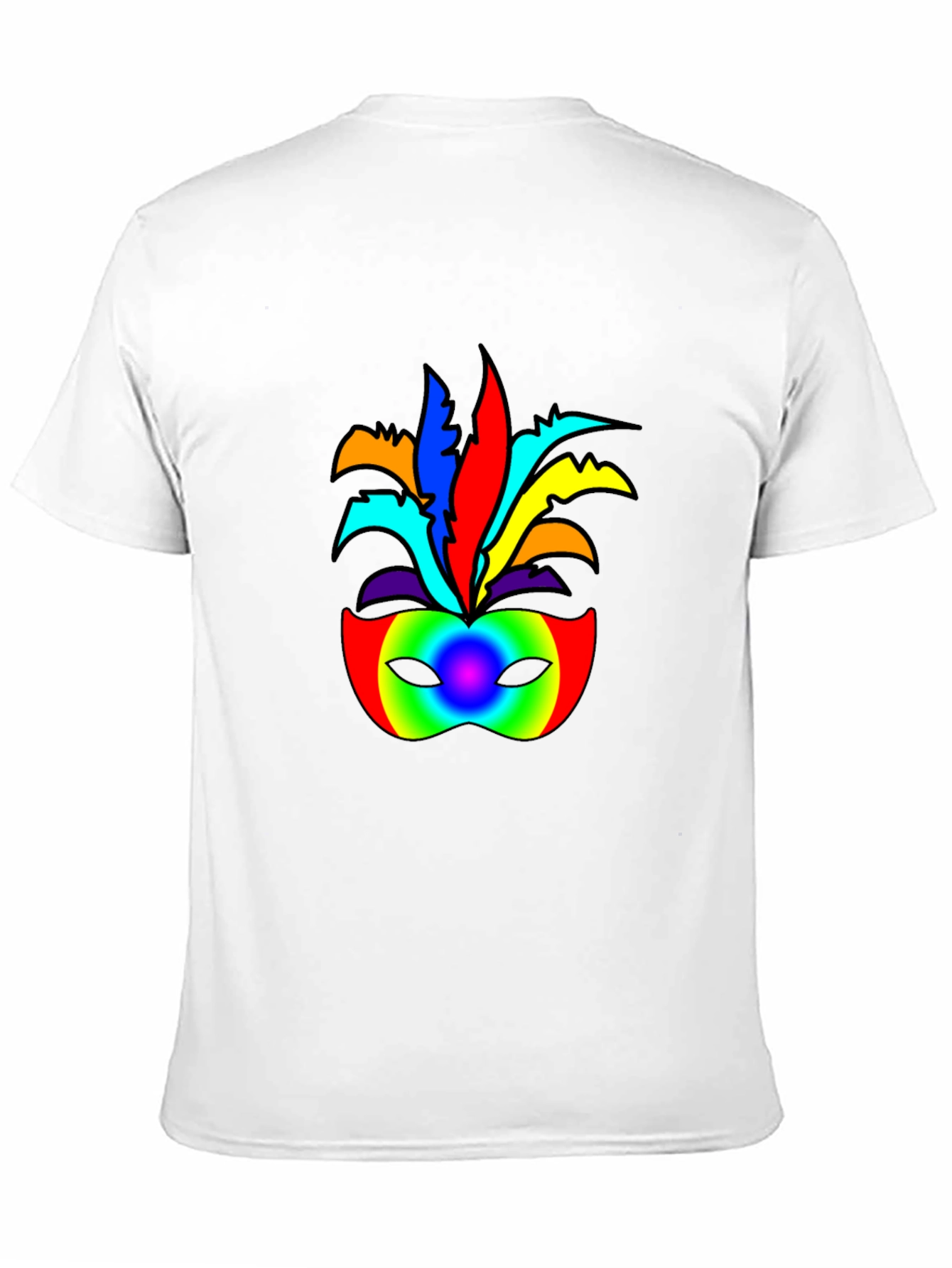 Colorful Masquerade Design T-Shirt