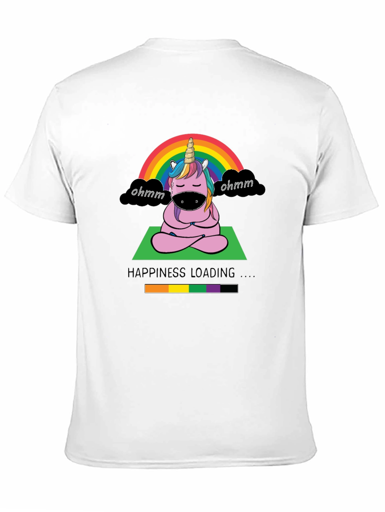 Unicorn Yoga Tee - Happiness Loading